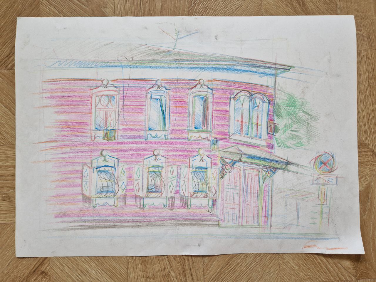 Пленэрная практика 2025 — Изображение №10 — Иллюстрация, Графика на Dprofile