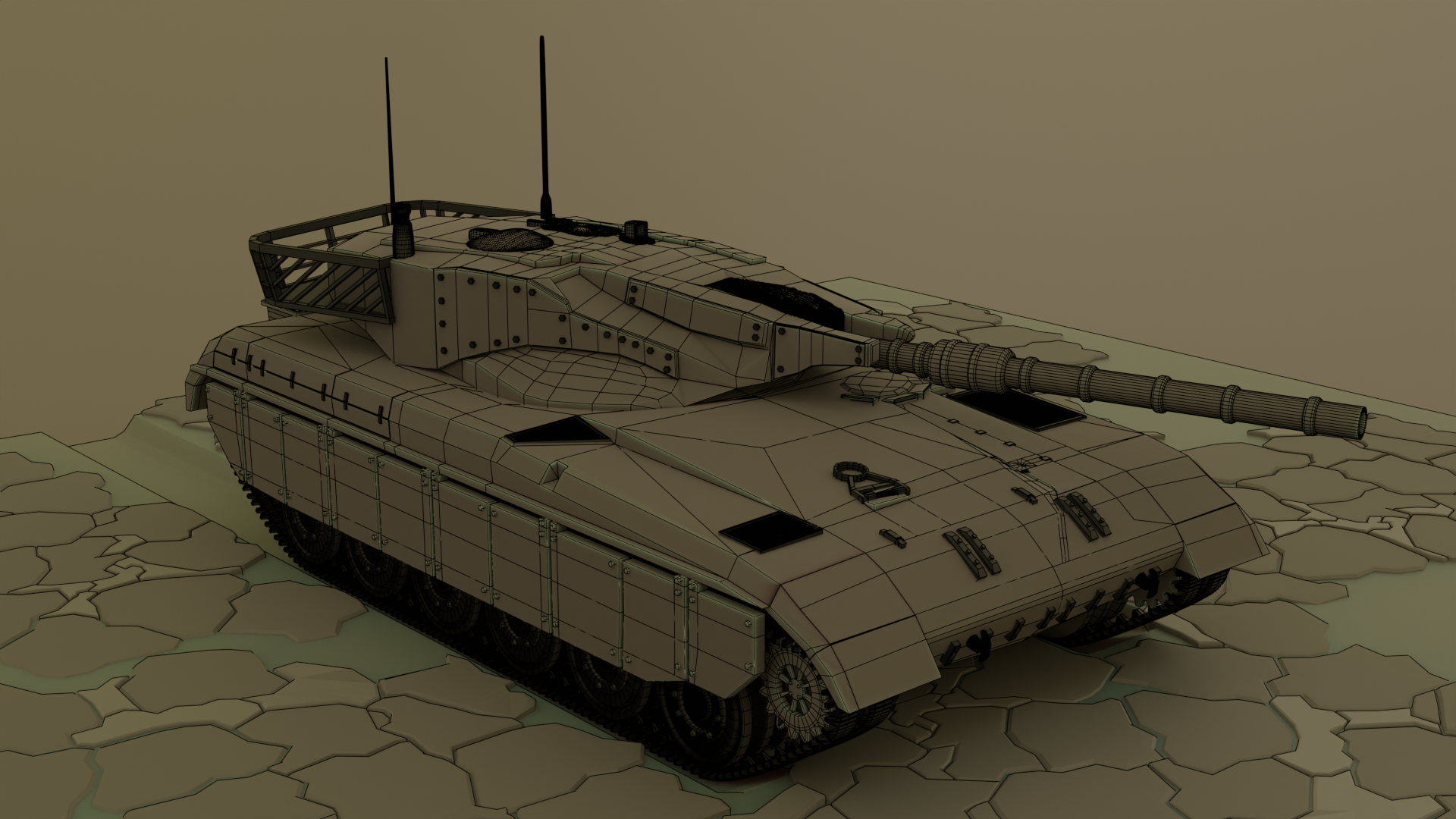 Merkava MK3 — Изображение №5 — 3D на Dprofile