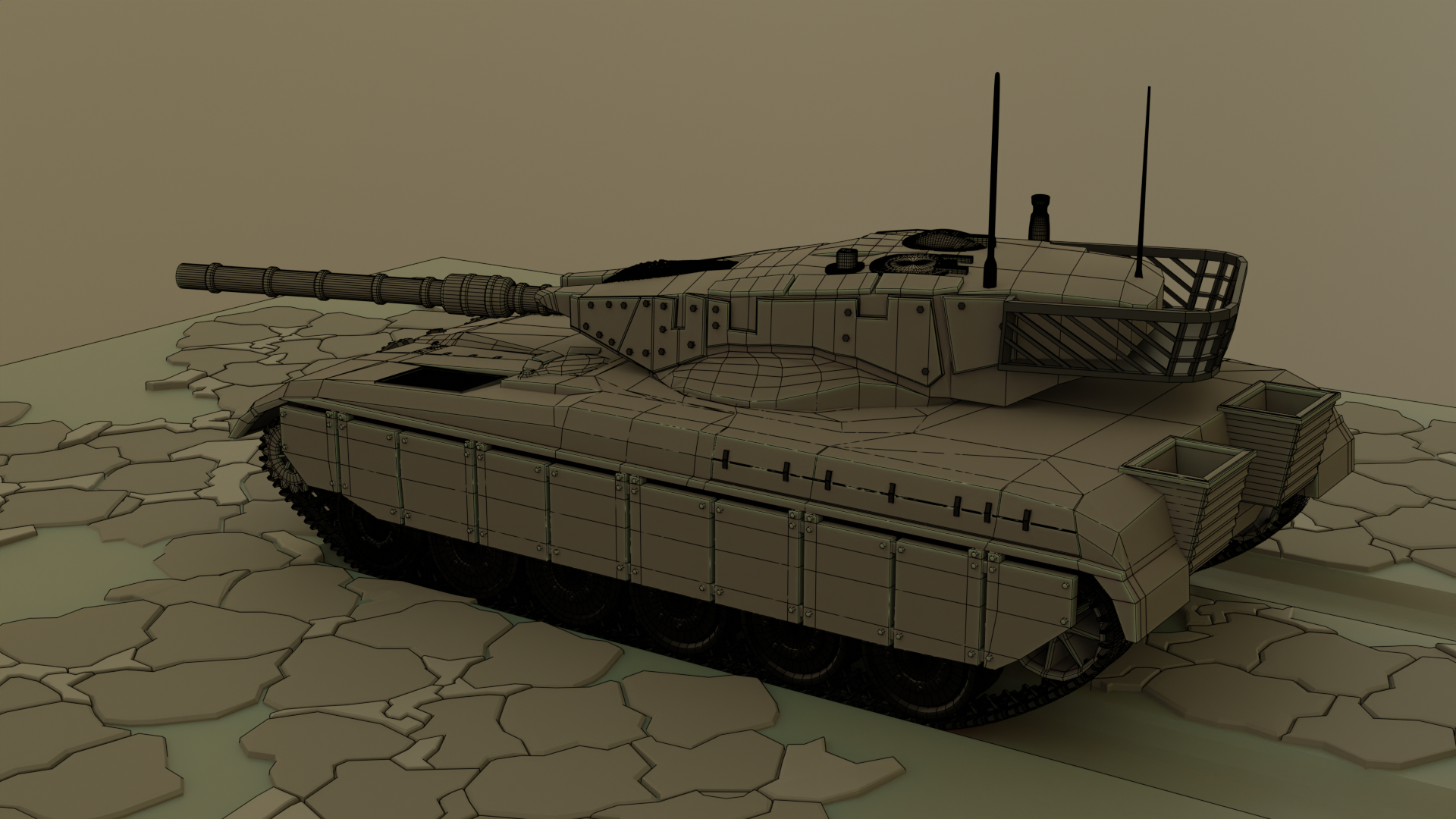 Merkava MK3 — Изображение №3 — 3D на Dprofile