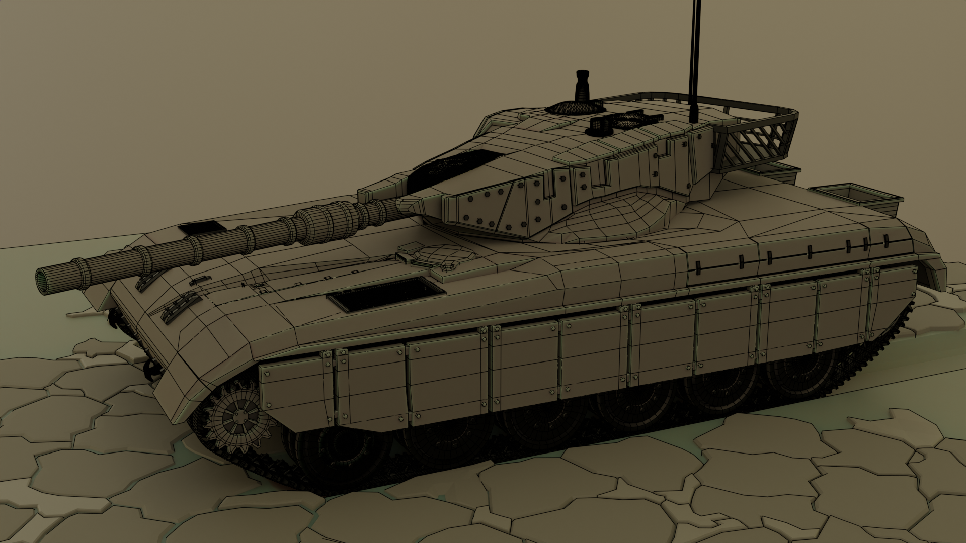 Merkava MK3 — Изображение №1 — 3D на Dprofile