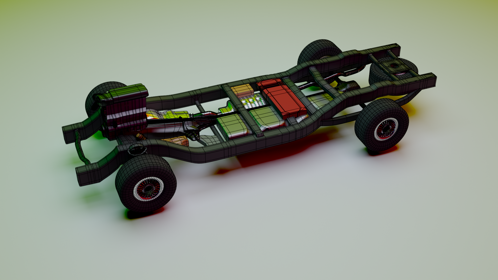 Ford F150 pickup truck chassis — Изображение №3 — 3D на Dprofile