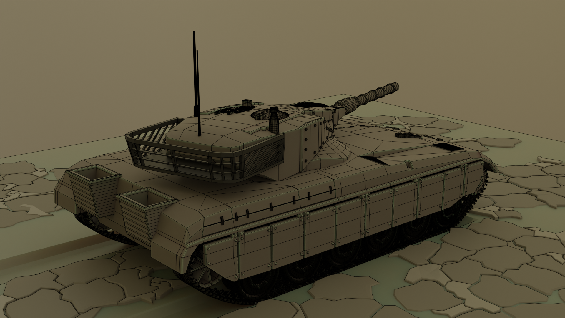 Merkava MK3 — Изображение №2 — 3D на Dprofile