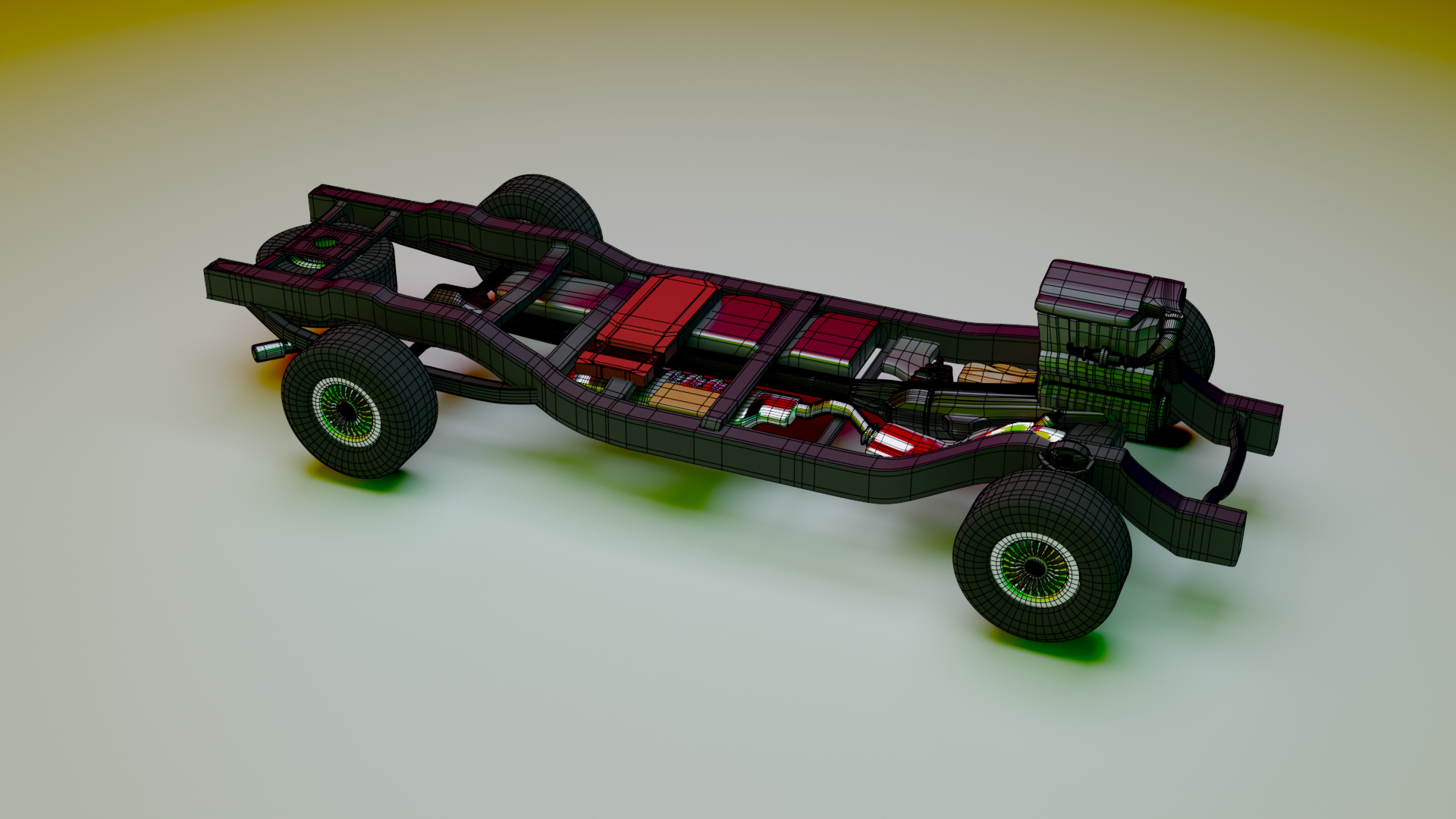 Ford F150 pickup truck chassis — Изображение №1 — 3D на Dprofile