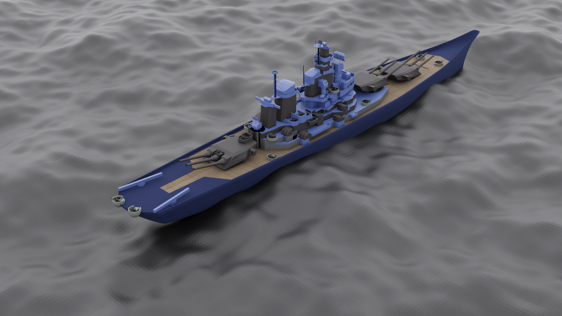 USS Iowa BB-61 — Изображение №2 — 3D на Dprofile