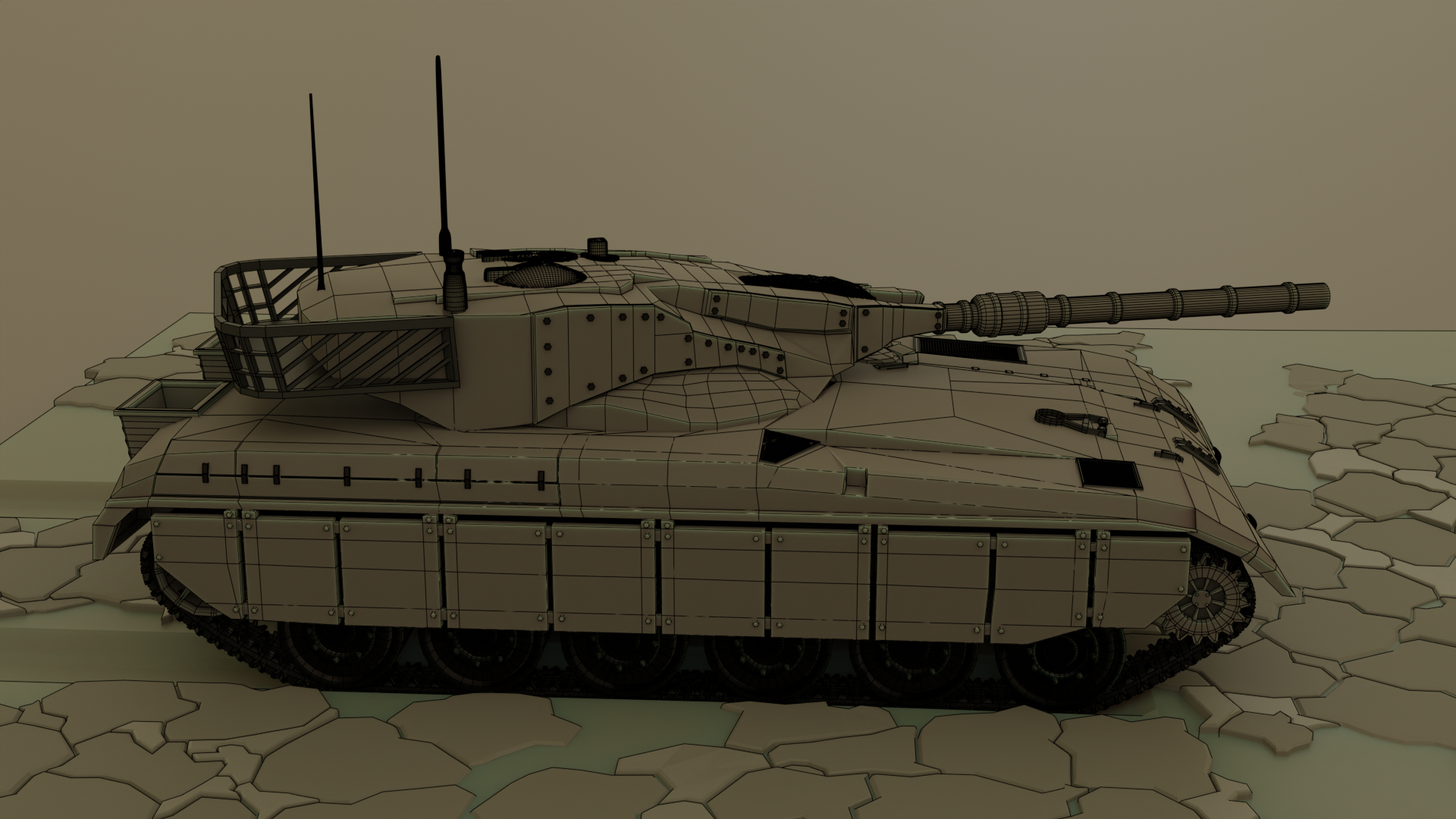 Merkava MK3 — Изображение №4 — 3D на Dprofile