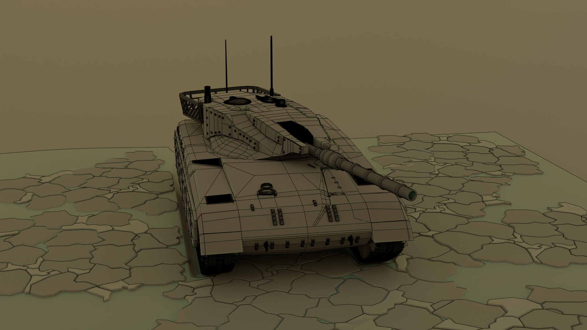 Merkava MK3 — Изображение №6 — 3D на Dprofile