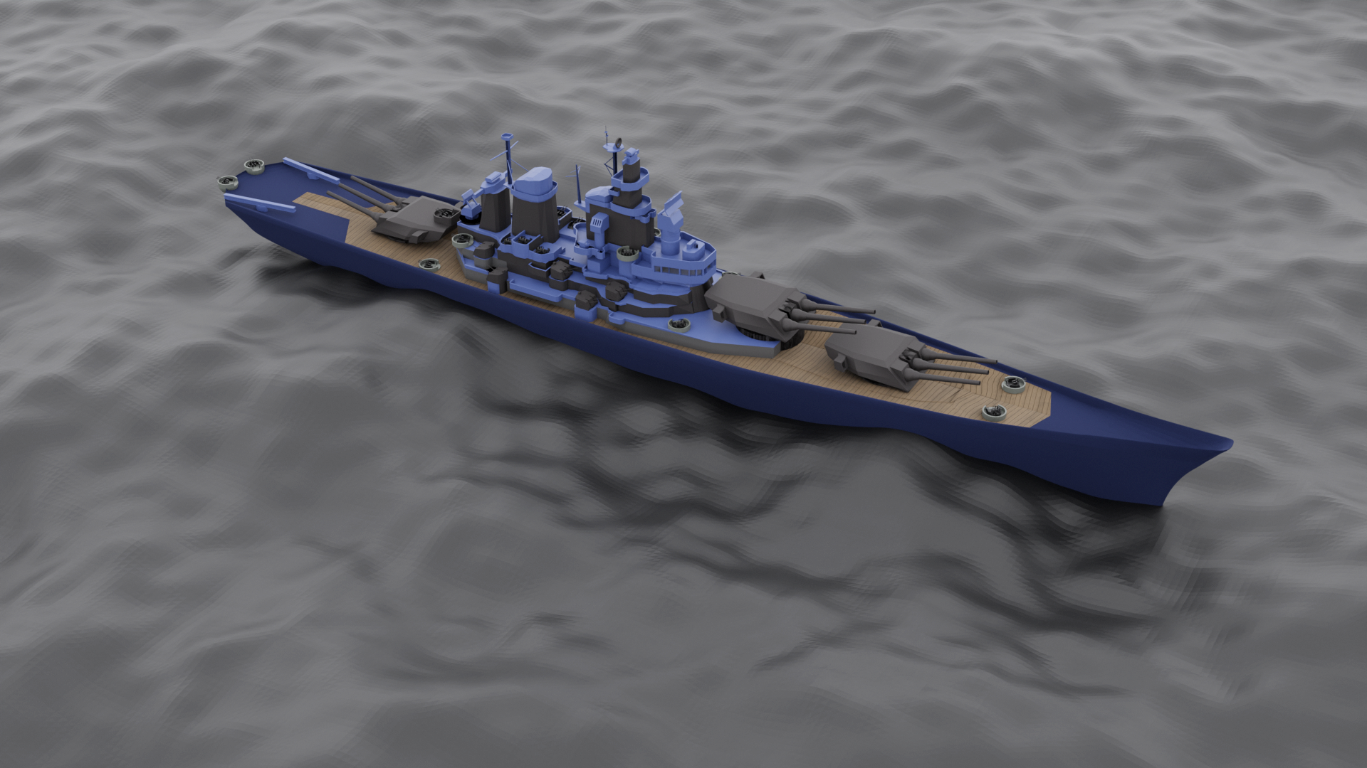 USS Iowa BB-61 — Изображение №3 — 3D на Dprofile