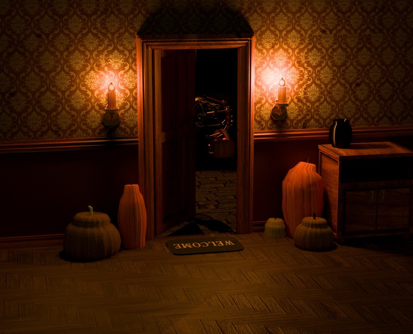 Happy Halloween — Интерфейсы, Иллюстрация на Dprofile