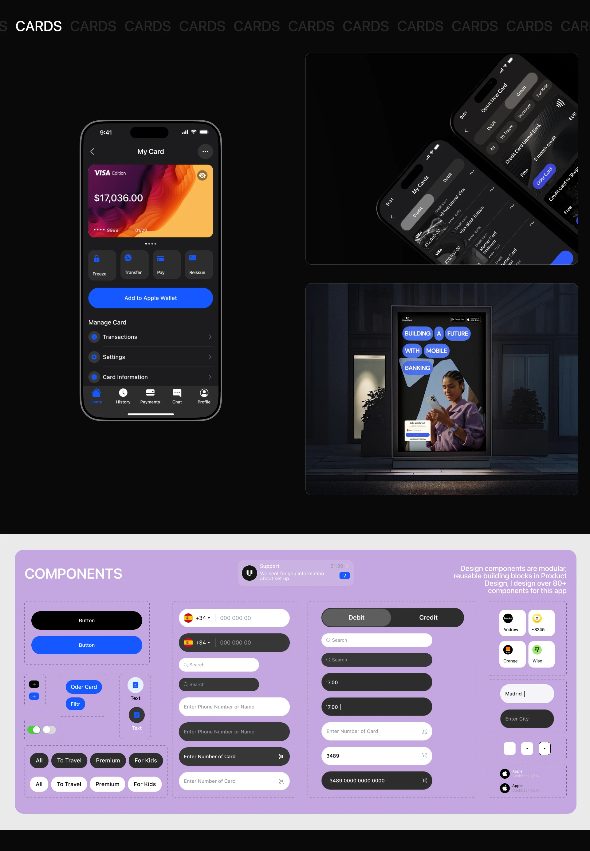 Unreal Bank - Mobile App — Изображение №15 — Интерфейсы на Dprofile