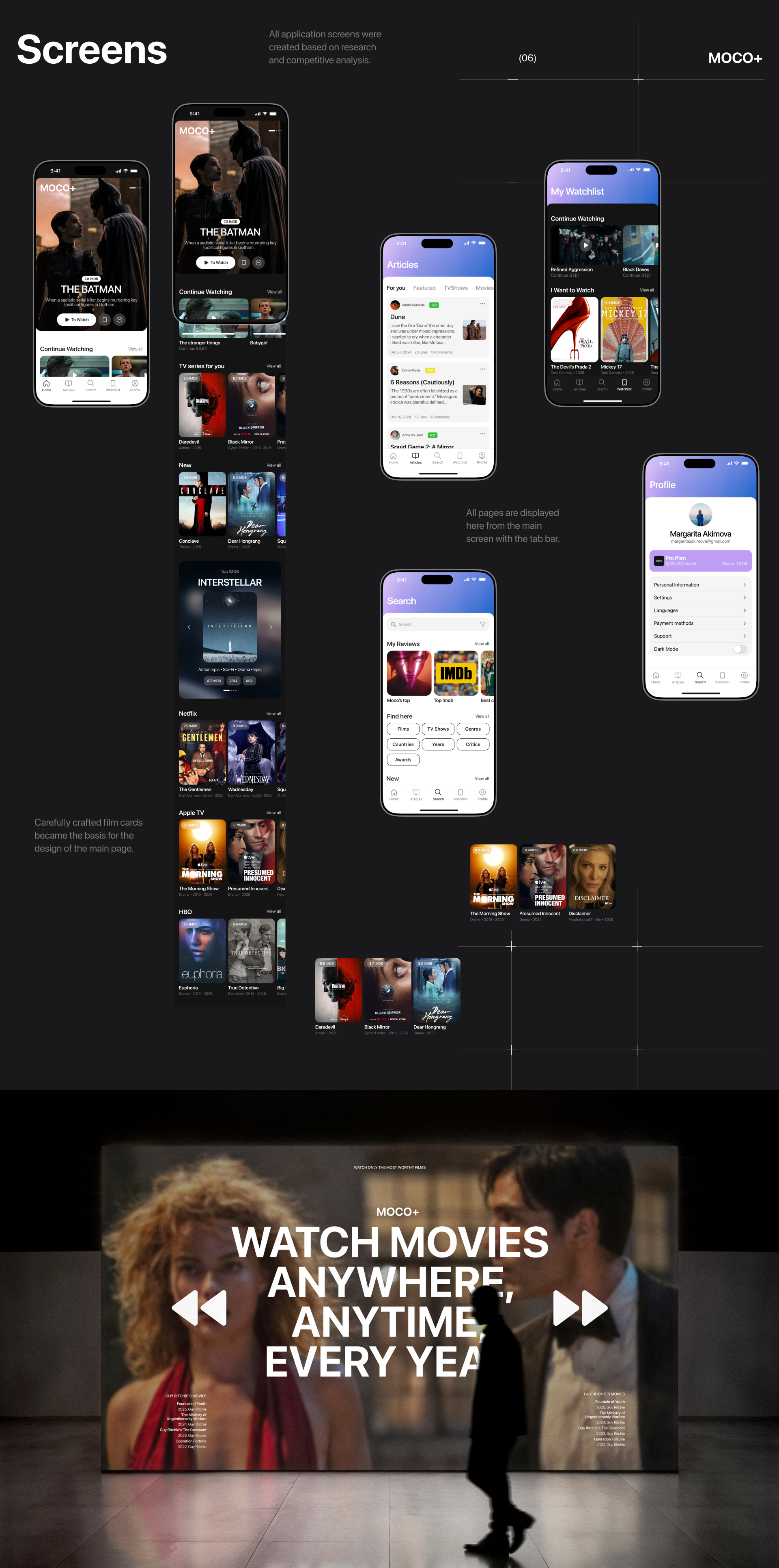 Moco TV - Streaming Service App — Изображение №8 — Интерфейсы на Dprofile