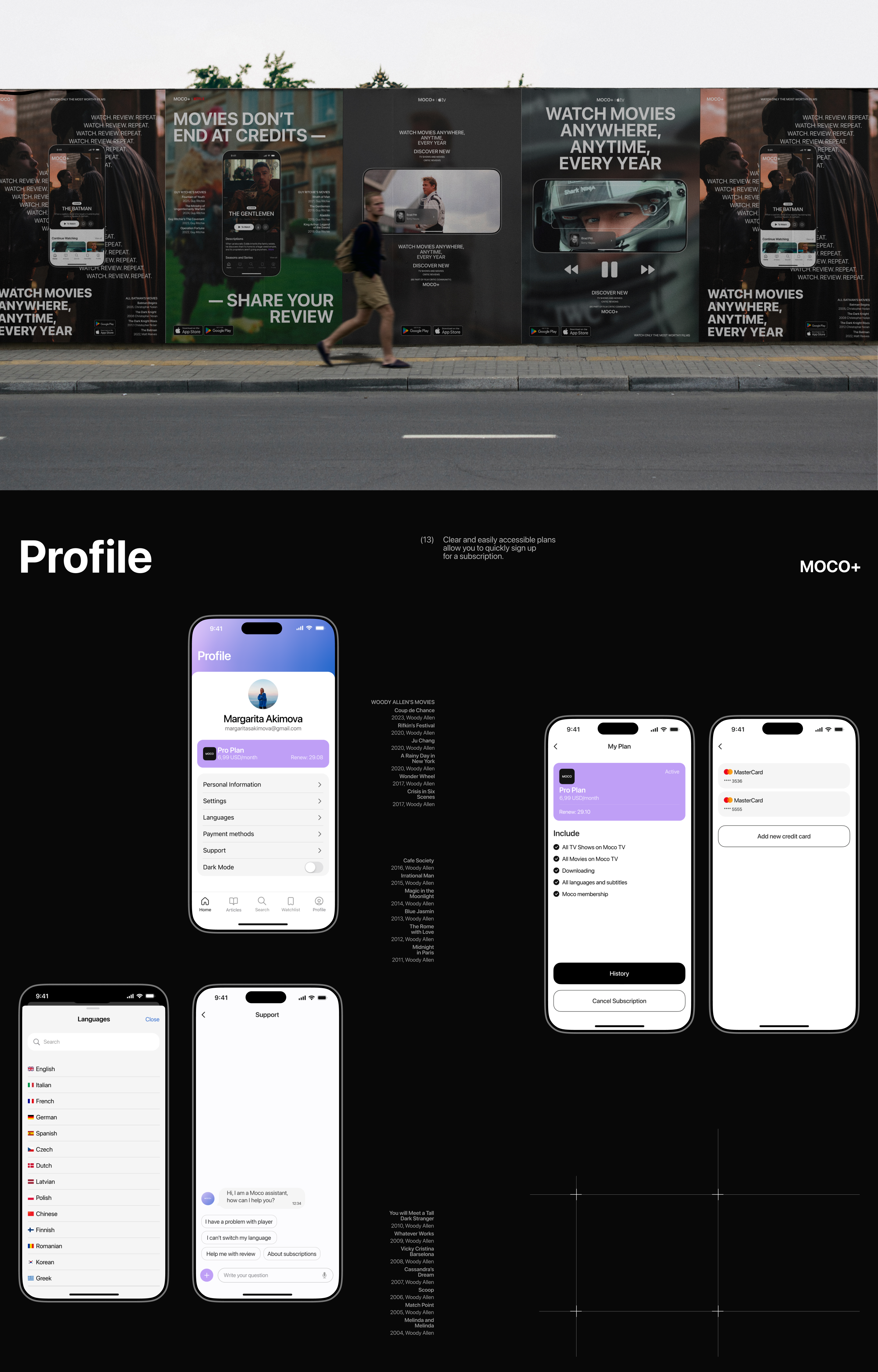 Moco TV - Streaming Service App — Изображение №12 — Интерфейсы на Dprofile
