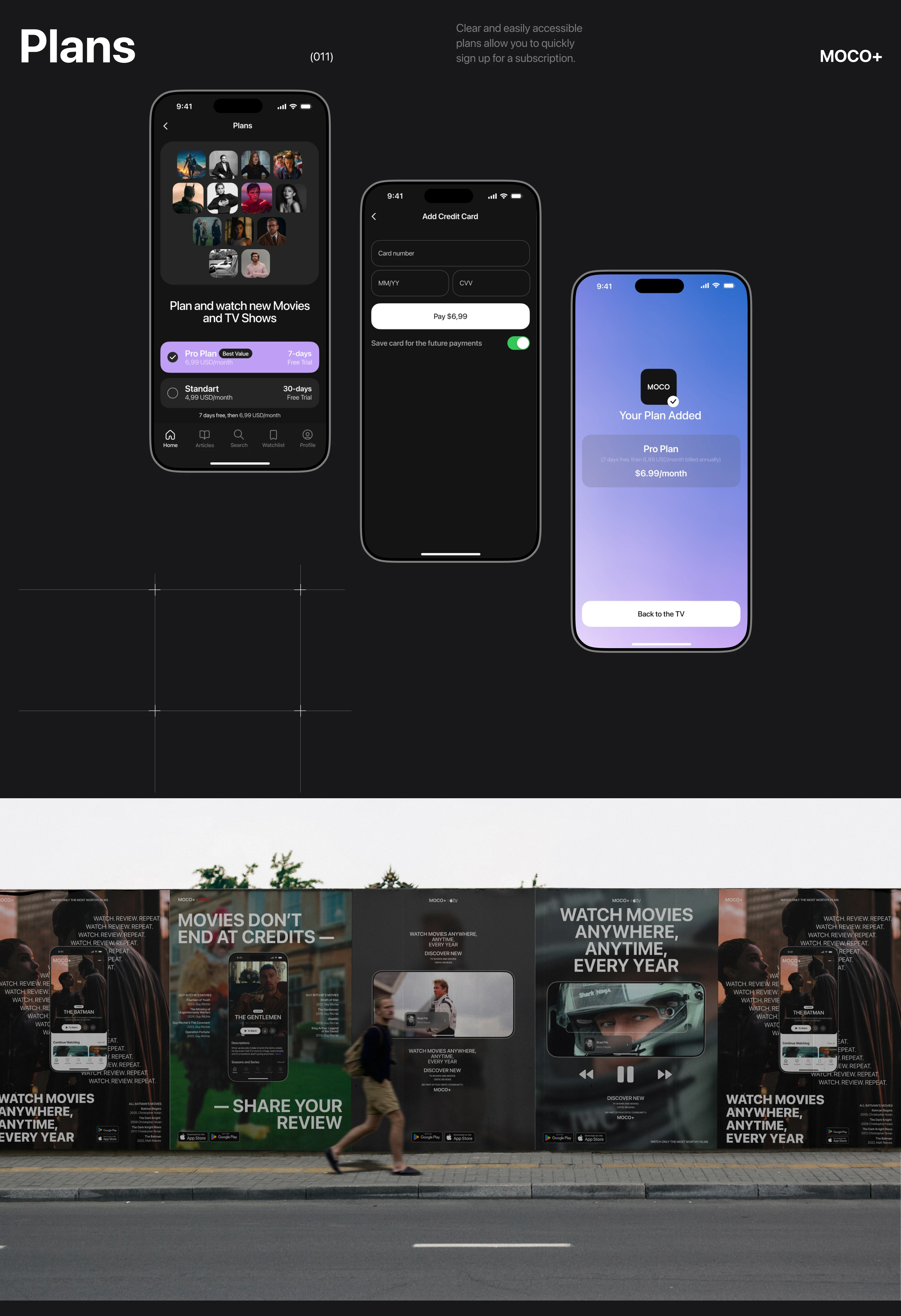 Moco TV - Streaming Service App — Изображение №14 — Интерфейсы на Dprofile