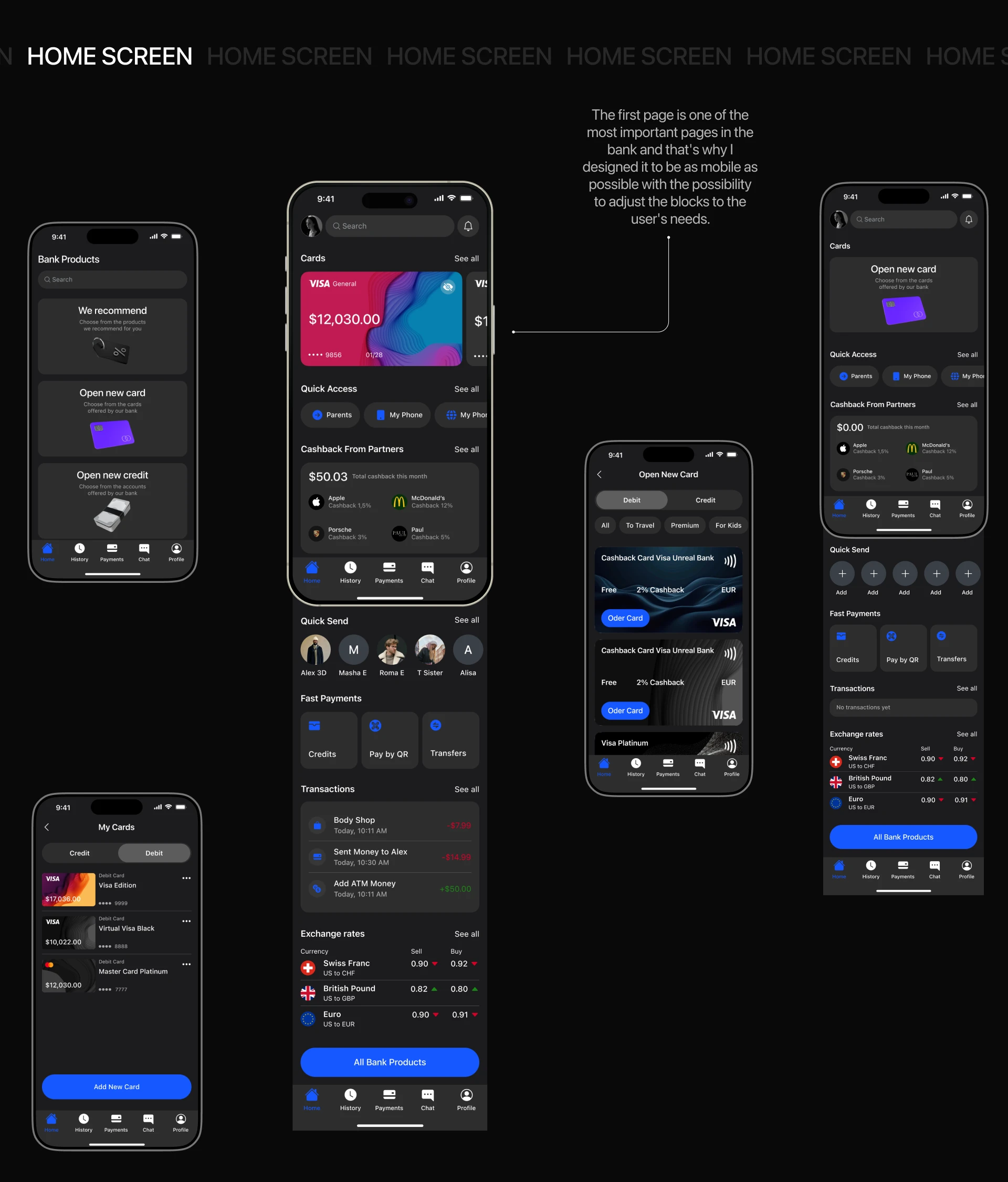 Unreal Bank - Mobile App — Изображение №10 — Интерфейсы на Dprofile
