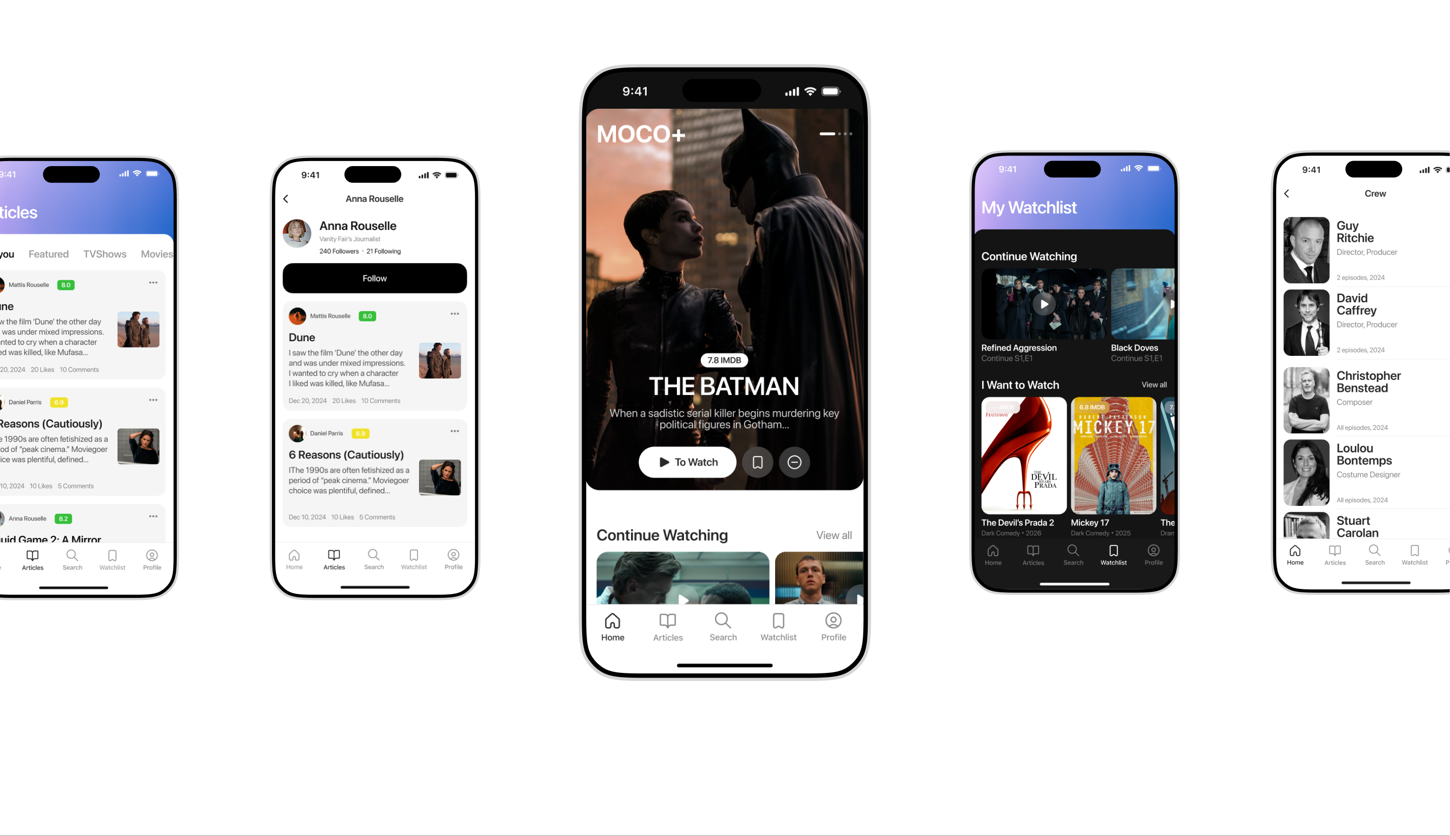 Moco TV - Streaming Service App — Изображение №5 — Интерфейсы на Dprofile