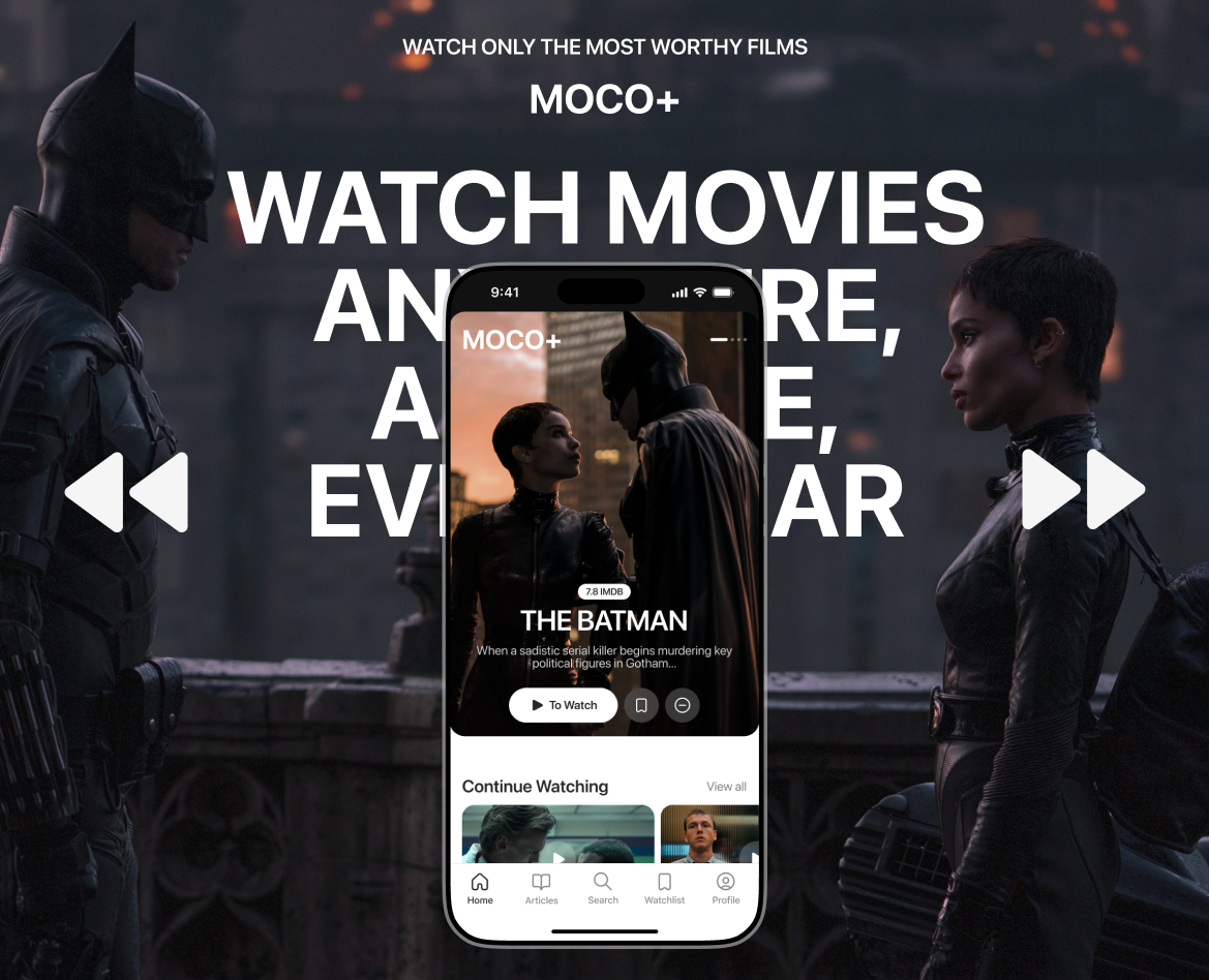 Moco TV - Streaming Service App на Dprofile