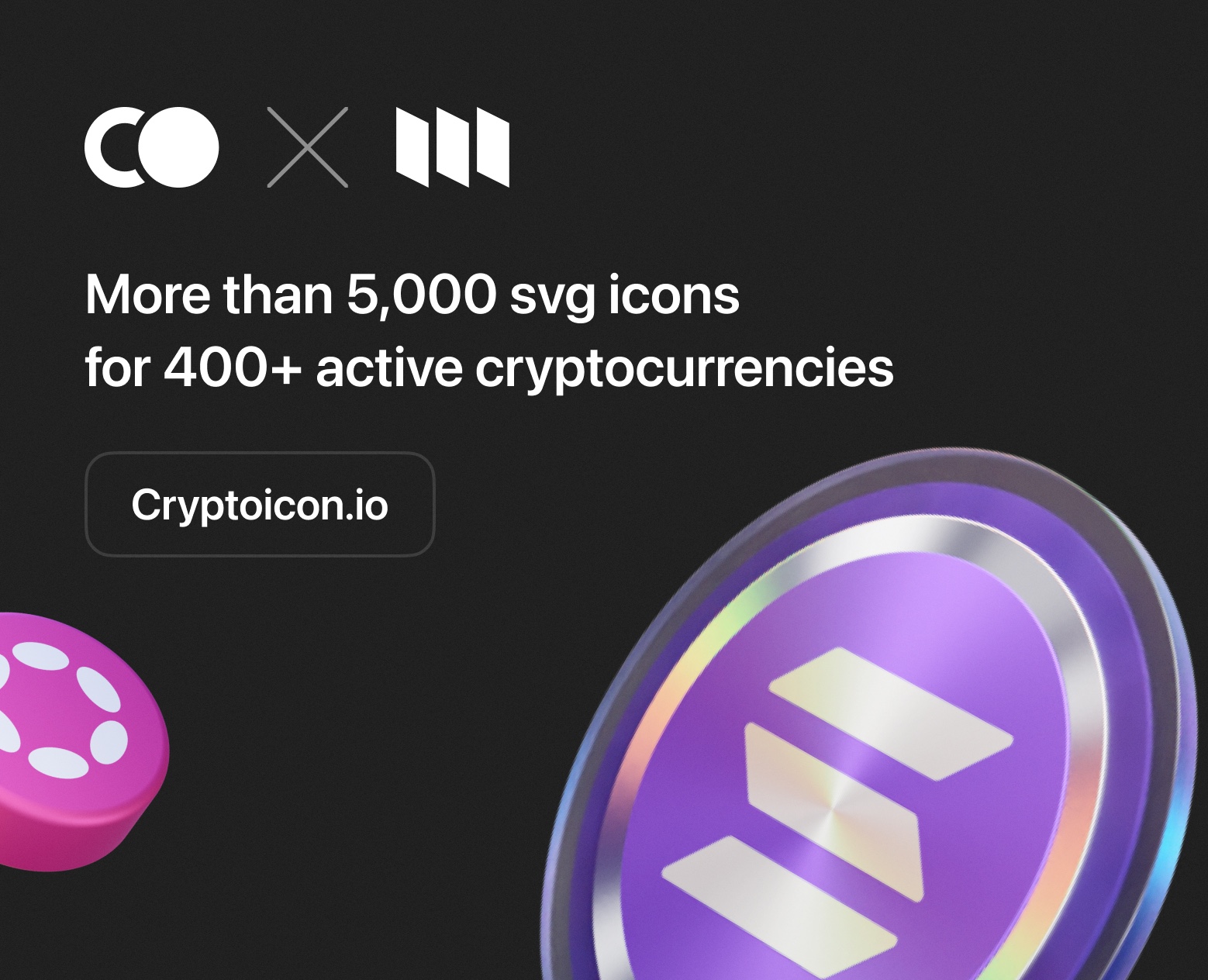 Cryptocurrencies icons library — Иллюстрация, Графика на Dprofile