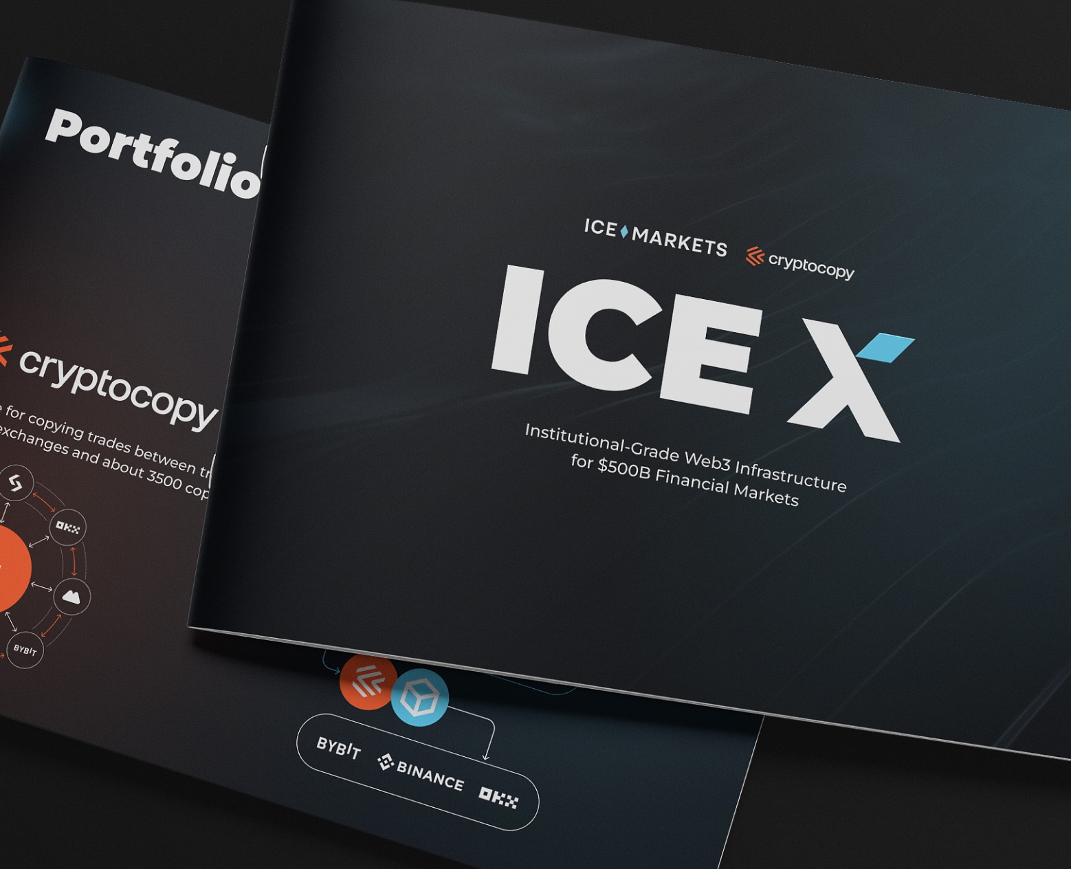 Презентация  для CryptoCopy  и ice markets — Графика, Маркетинг на Dprofile