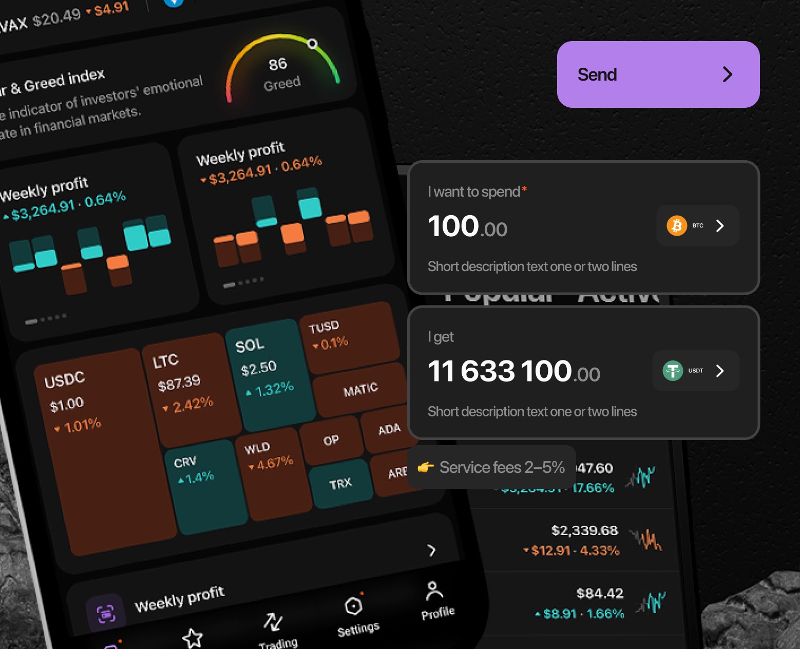 Fintech Design System — Интерфейсы на Dprofile