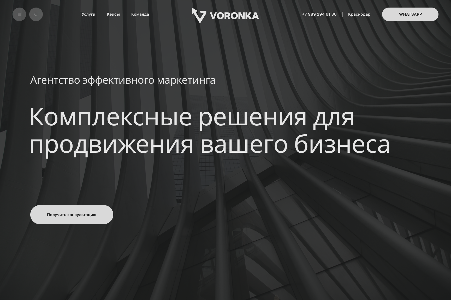 Ребрендинг маркетинговой компании "VORONKA" — Изображение №1 — Брендинг, Графика на Dprofile