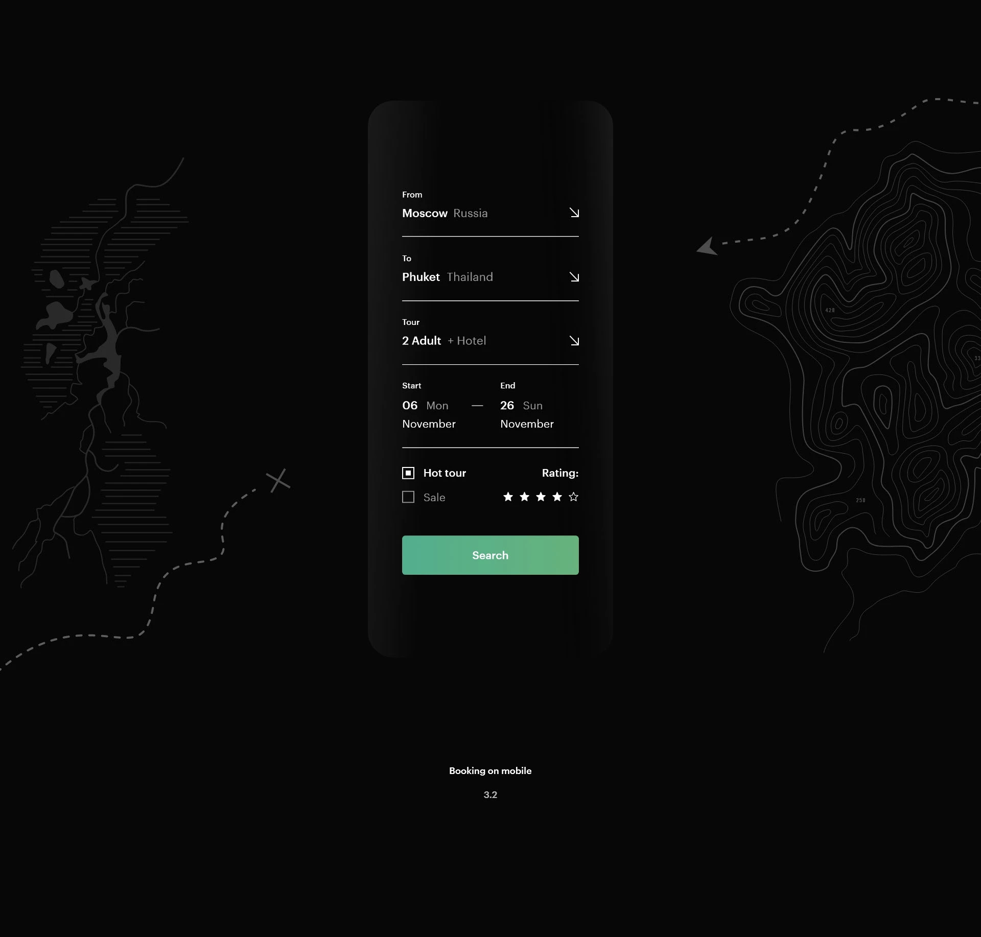 Travel Agency — Изображение №5 — Интерфейсы на Dprofile