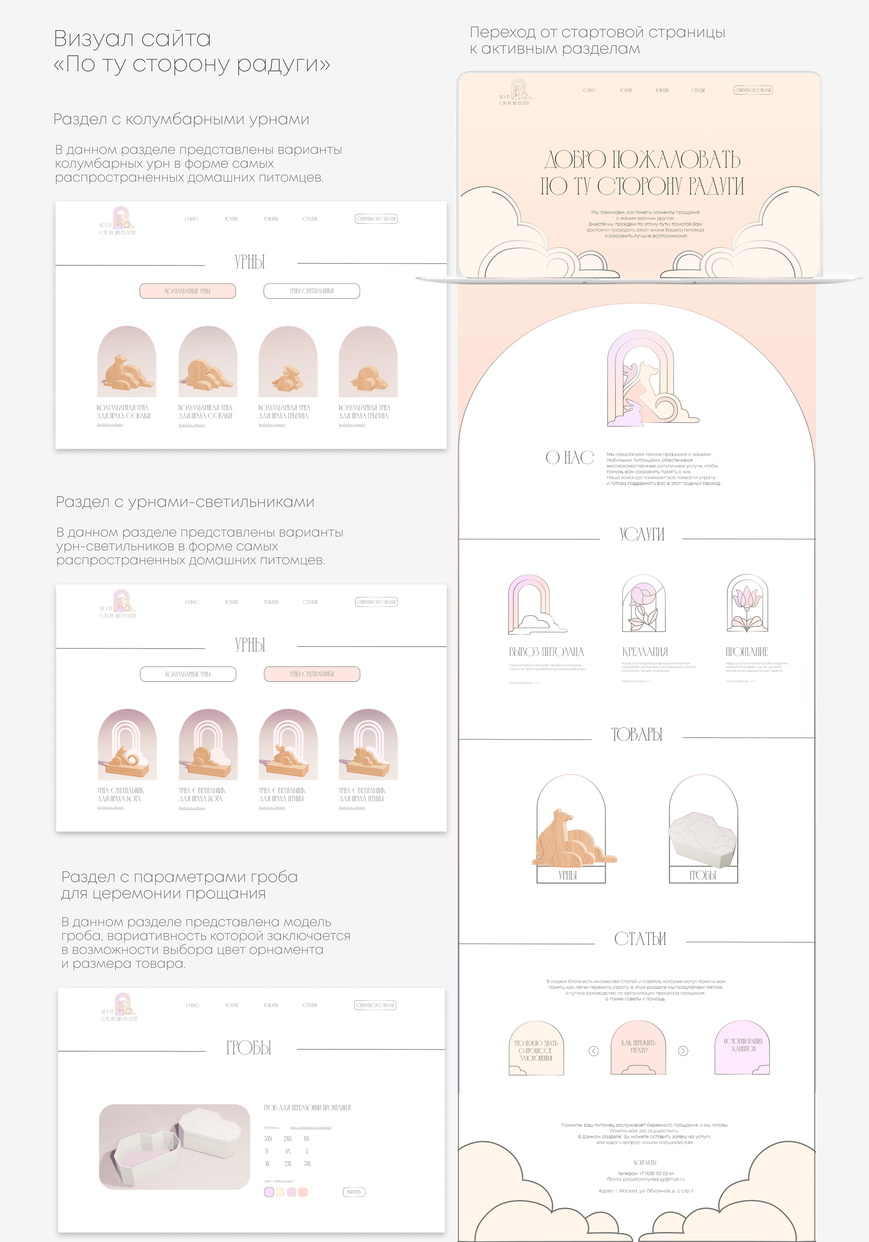 Айдентика агентства ритуальных услуг для питомцев — Изображение №2 — Интерфейсы, Брендинг на Dprofile