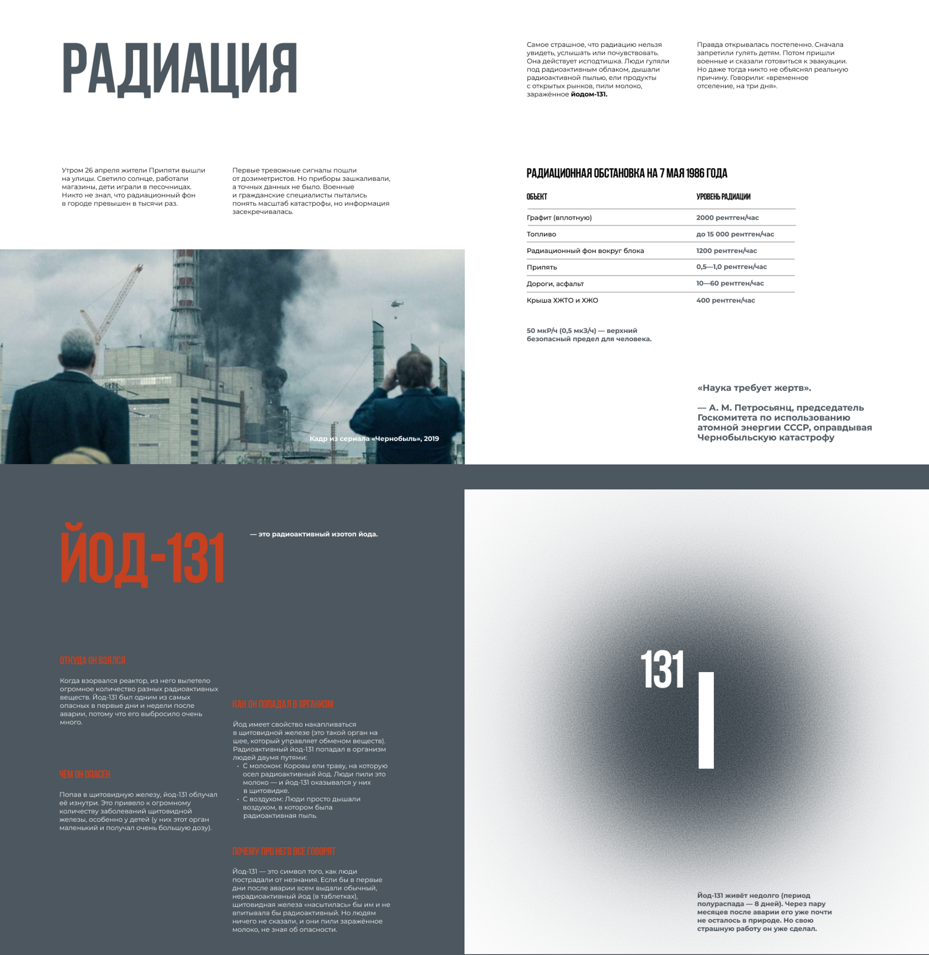 1:23:40. Чернобыльская хроника — Изображение №5 — Графика на Dprofile