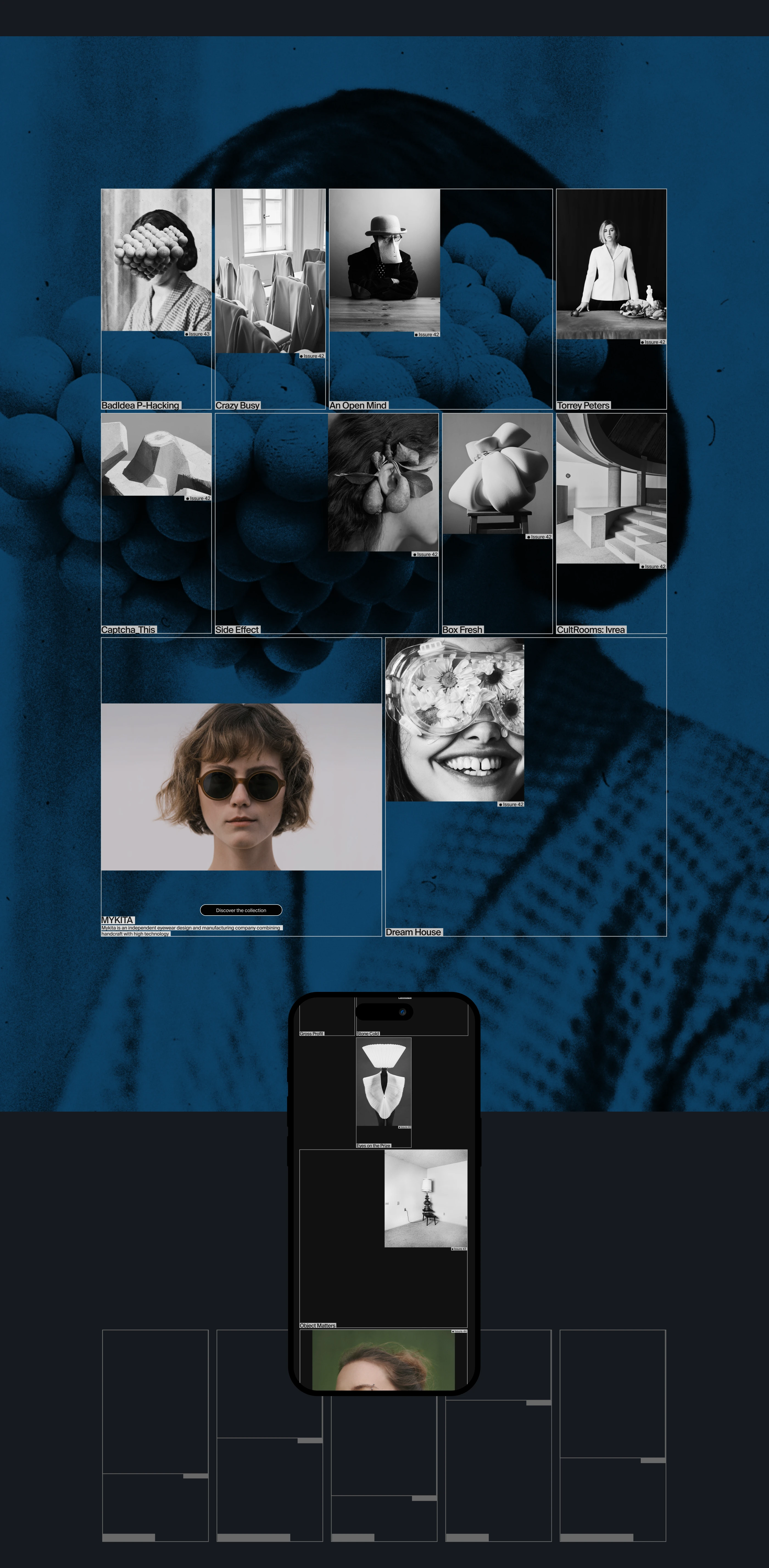 Кейс: проектирование дизайна сайта-каталога статей / Kinfolk — Изображение №7 — Интерфейсы, Графика на Dprofile