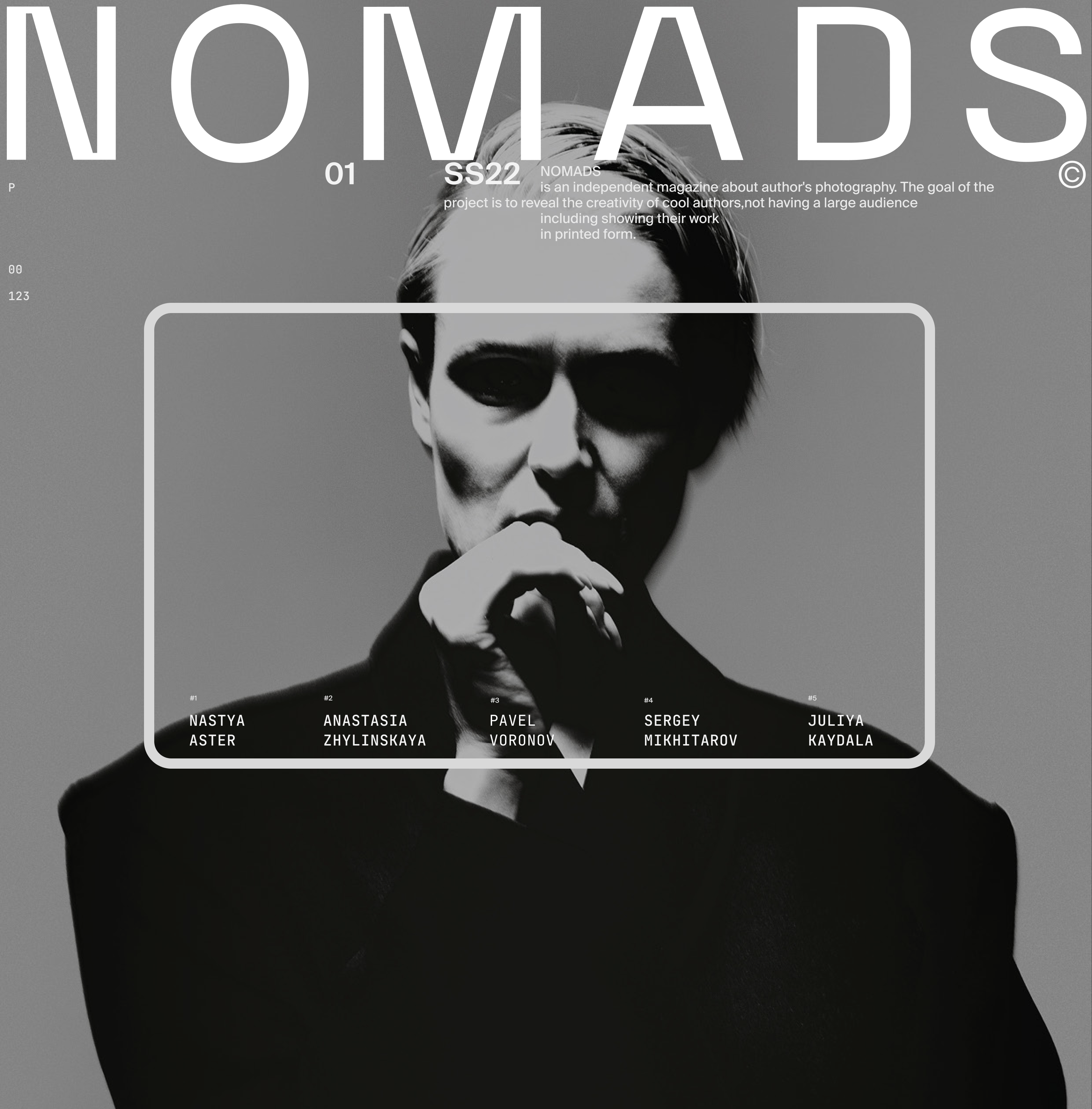 Nomads magazine website — Изображение №1 — Интерфейсы, Анимация на Dprofile