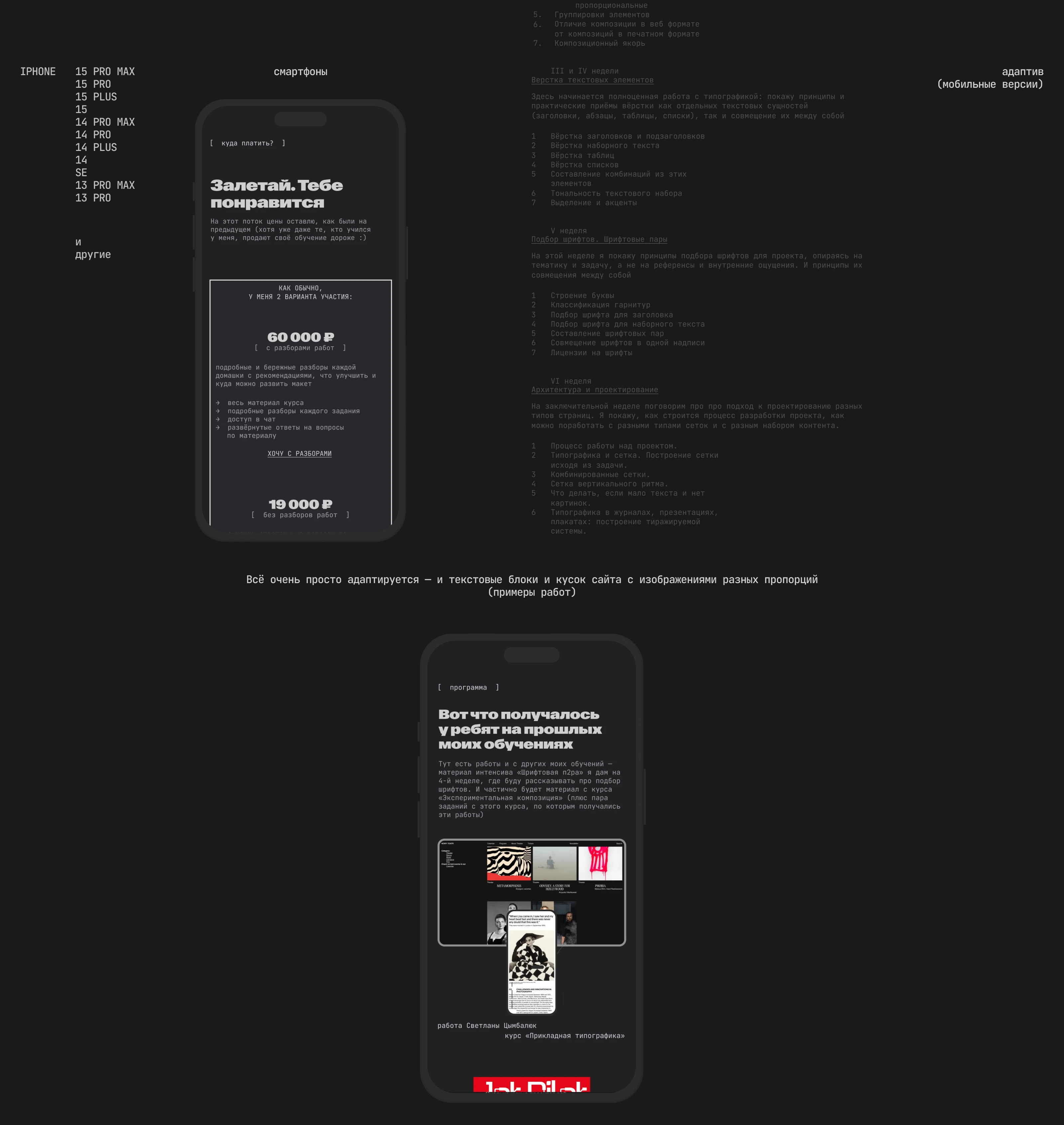 Упаковка моего курса по типографике — Изображение №3 — Интерфейсы, Графика на Dprofile