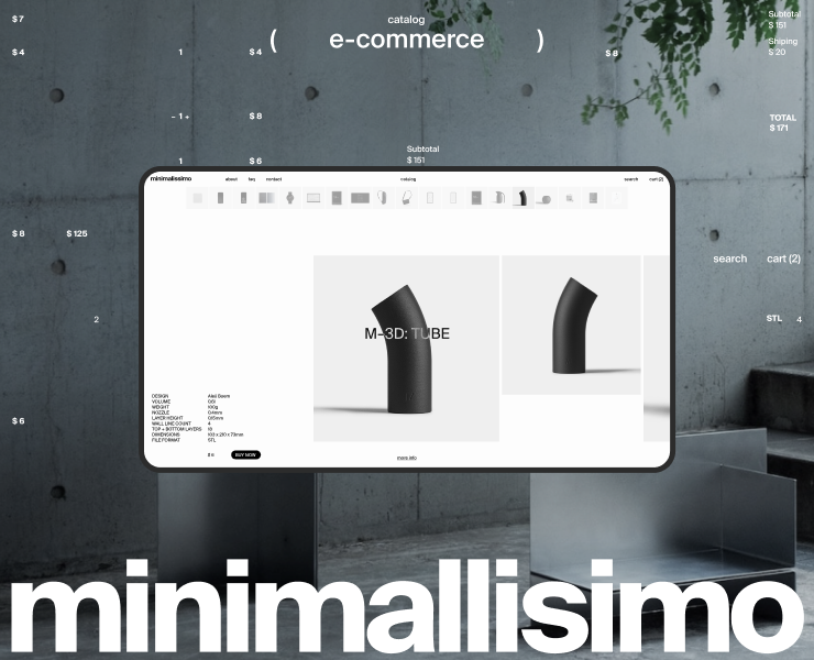 Интернет-магазин Minimallisimo на Dprofile