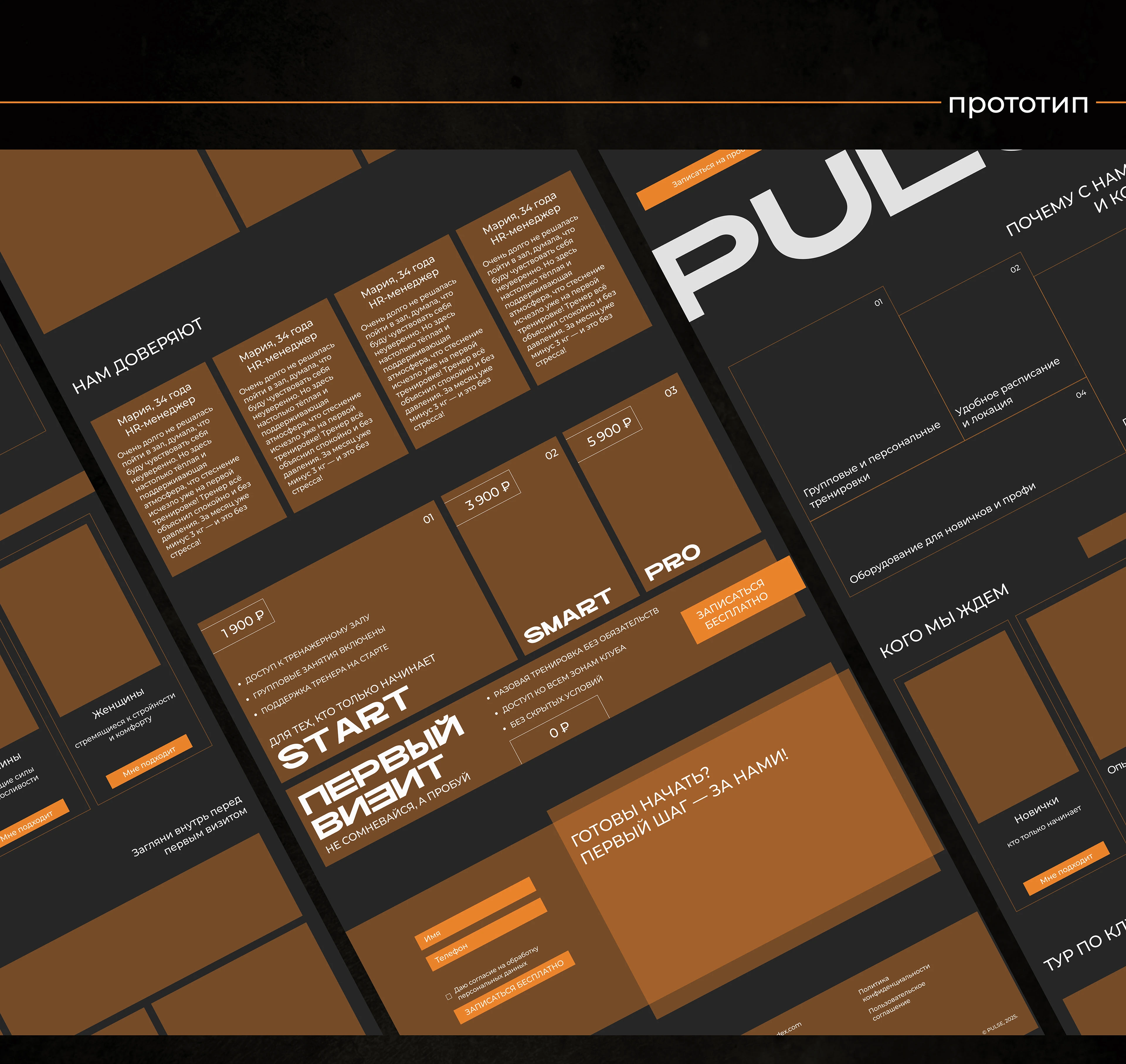 Landing page | PULSE — Изображение №5 — Интерфейсы на Dprofile
