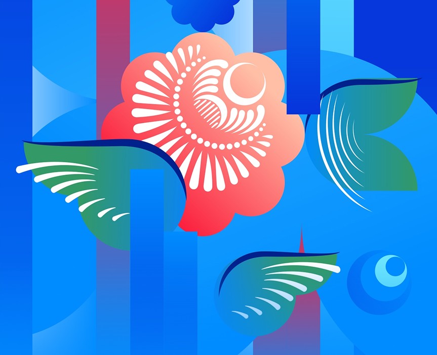 Городецкая роспись на Dprofile