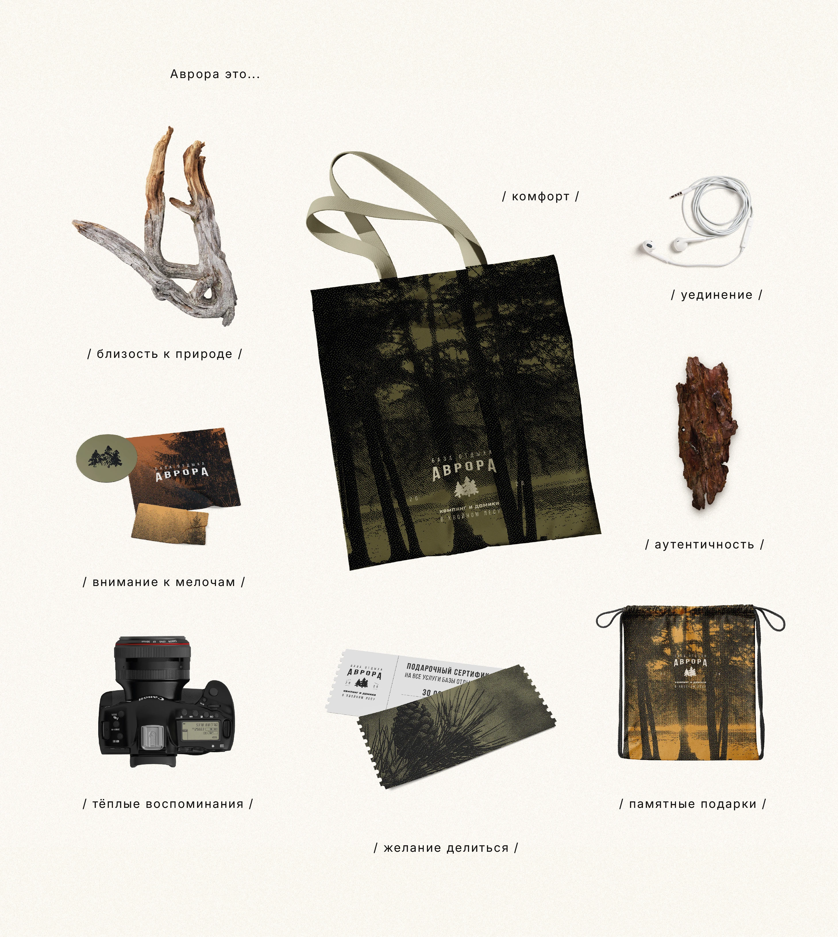 Логотип и фирменный стиль для базы отдыха АВРОРА — Изображение №7 — Брендинг на Dprofile