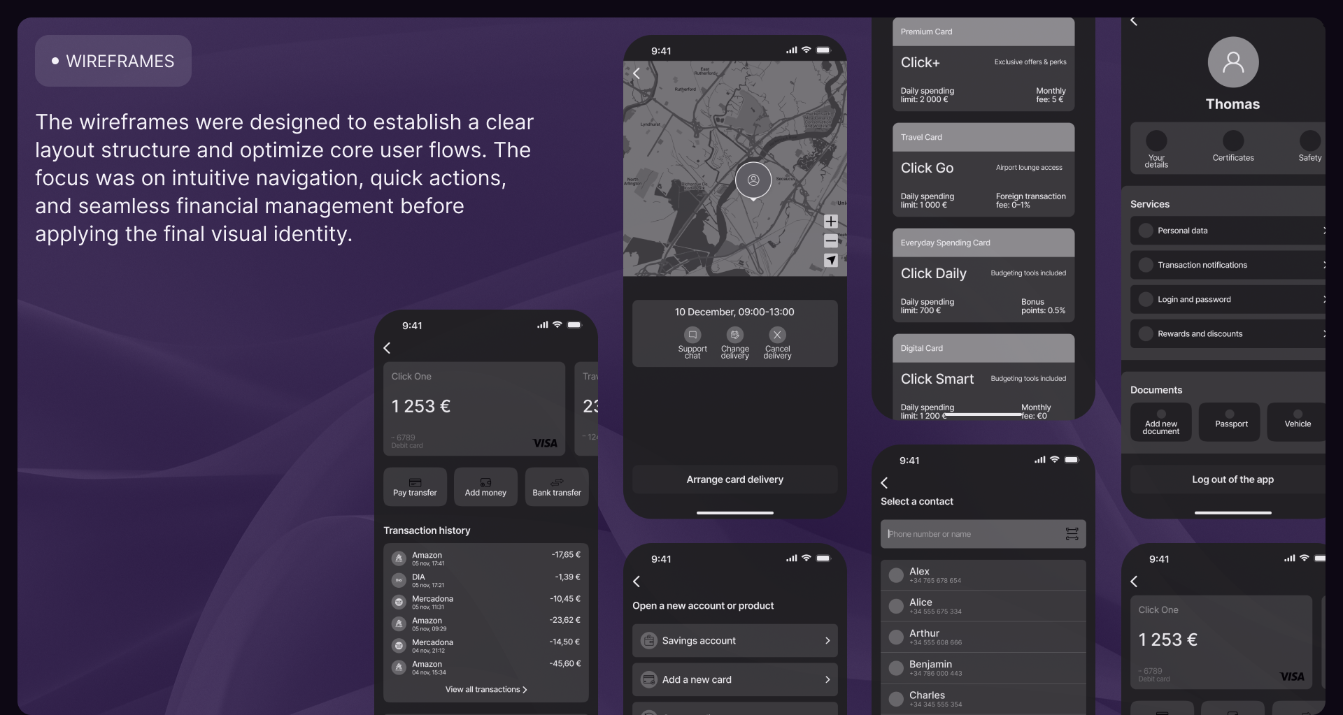 Mobile banking | Mobile app | UX/UI design — Изображение №3 — Интерфейсы на Dprofile