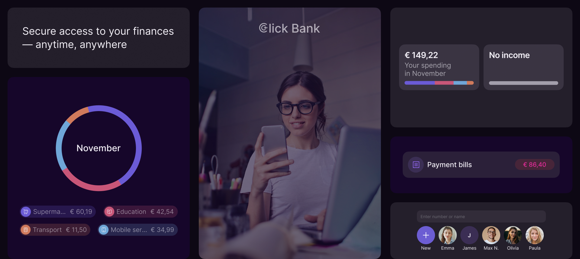 Mobile banking | Mobile app | UX/UI design — Изображение №8 — Интерфейсы на Dprofile