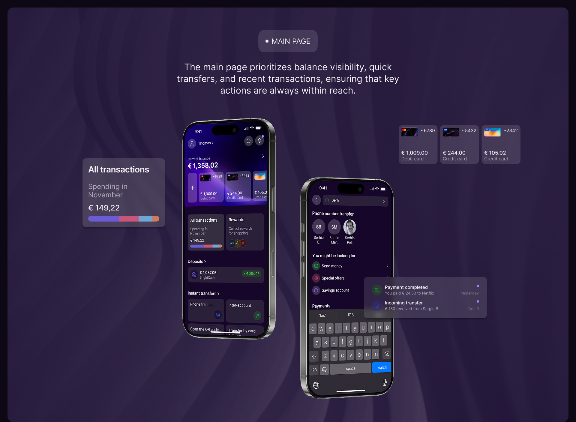 Mobile banking | Mobile app | UX/UI design — Изображение №5 — Интерфейсы на Dprofile