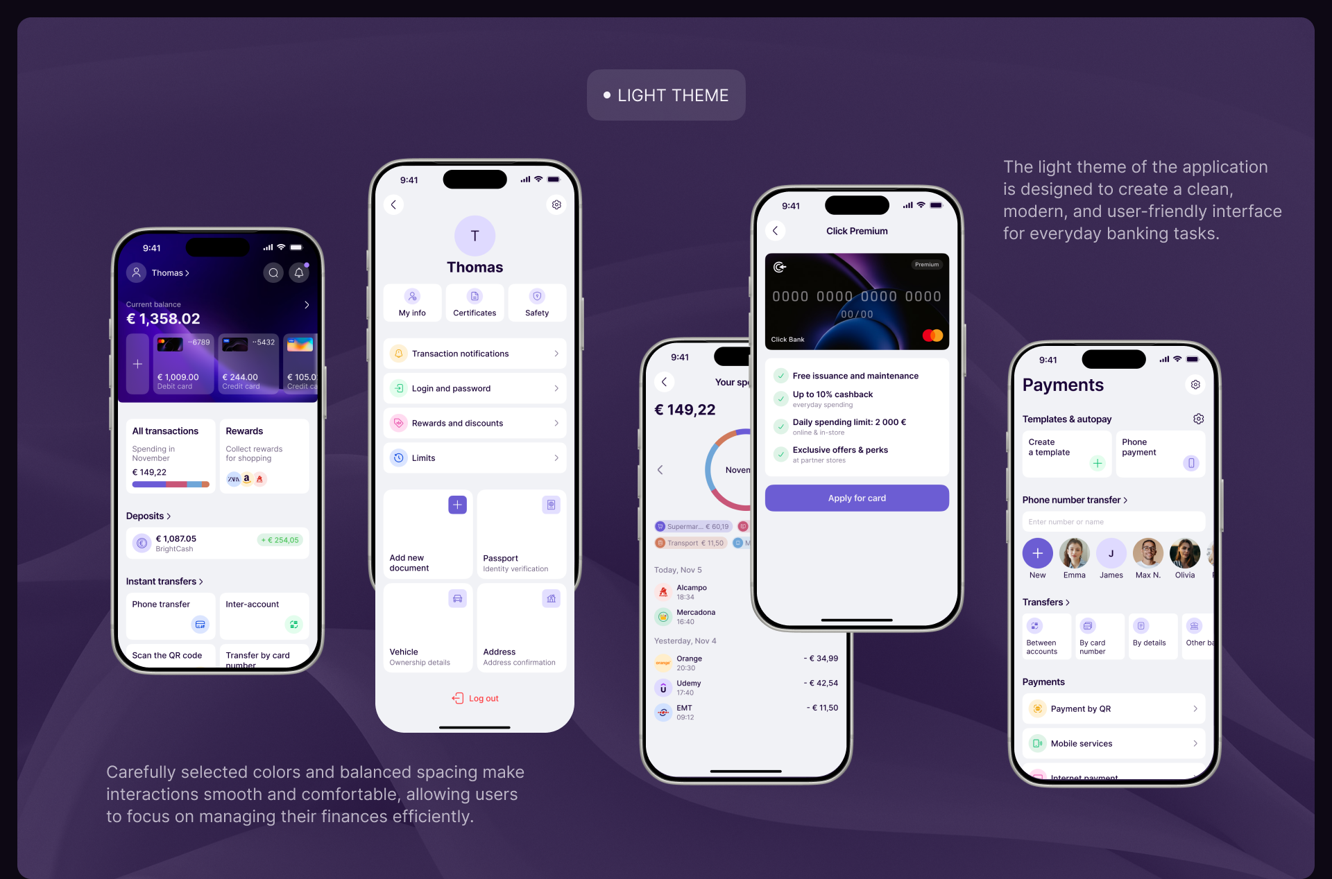 Mobile banking | Mobile app | UX/UI design — Изображение №11 — Интерфейсы на Dprofile