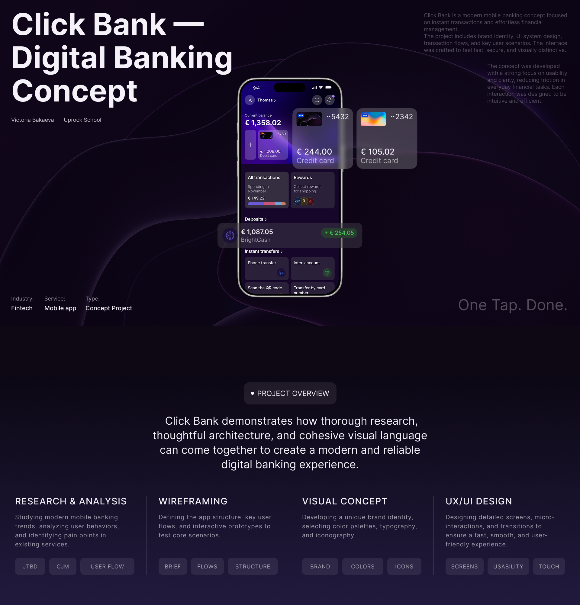 Mobile banking | Mobile app | UX/UI design — Изображение №1 — Интерфейсы на Dprofile