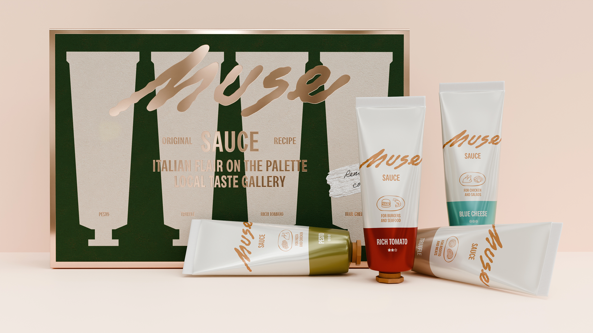 MUSE SAUCE. Упаковка соусов — Изображение №15 — Брендинг, Графика на Dprofile