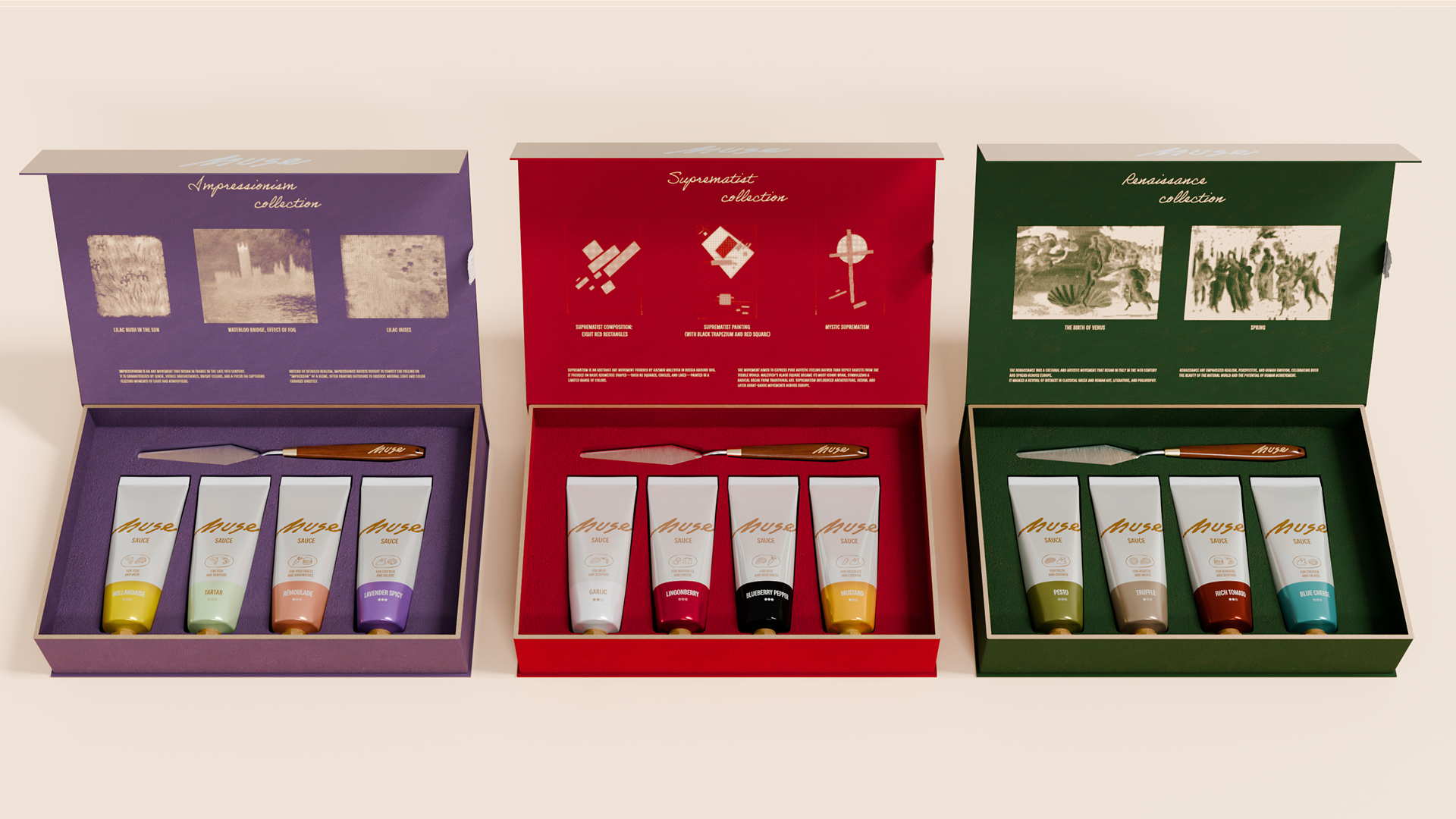 MUSE SAUCE. Упаковка соусов — Изображение №11 — Брендинг, Графика на Dprofile