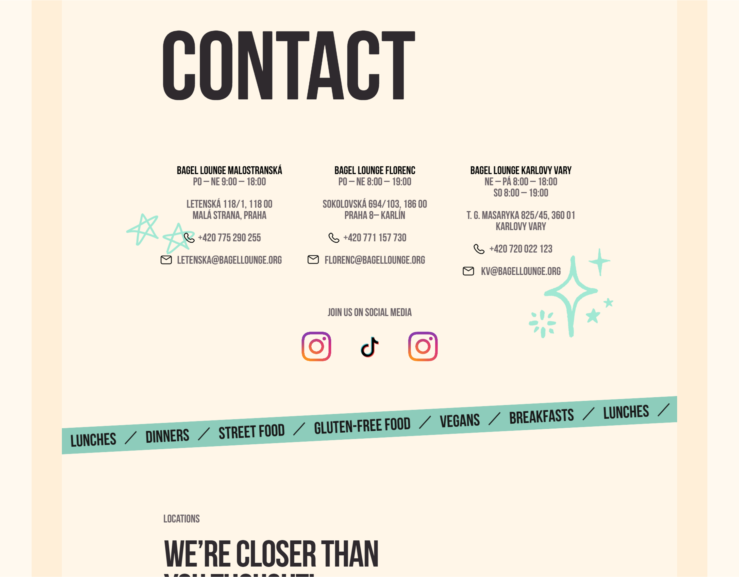 Bagel Lounge | Кафе — Изображение №9 — Интерфейсы, Брендинг на Dprofile