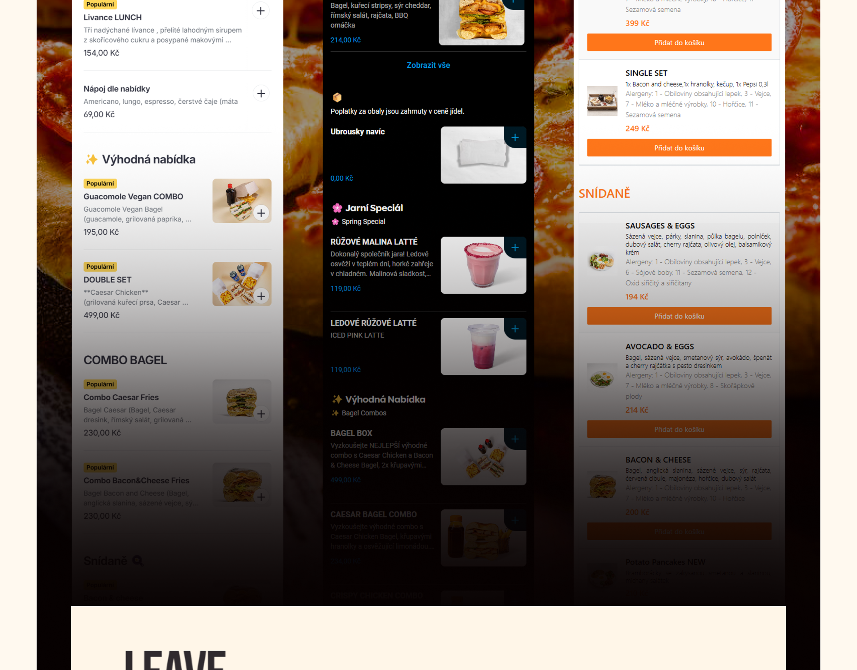 Bagel Lounge | Кафе — Изображение №14 — Интерфейсы, Брендинг на Dprofile