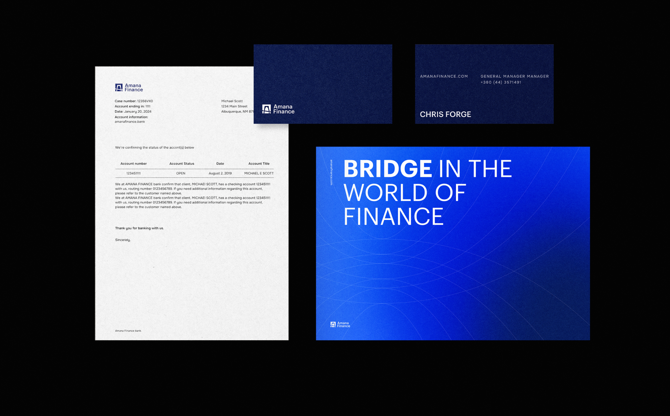 Amana | Bank — Изображение №14 — Интерфейсы, Брендинг на Dprofile