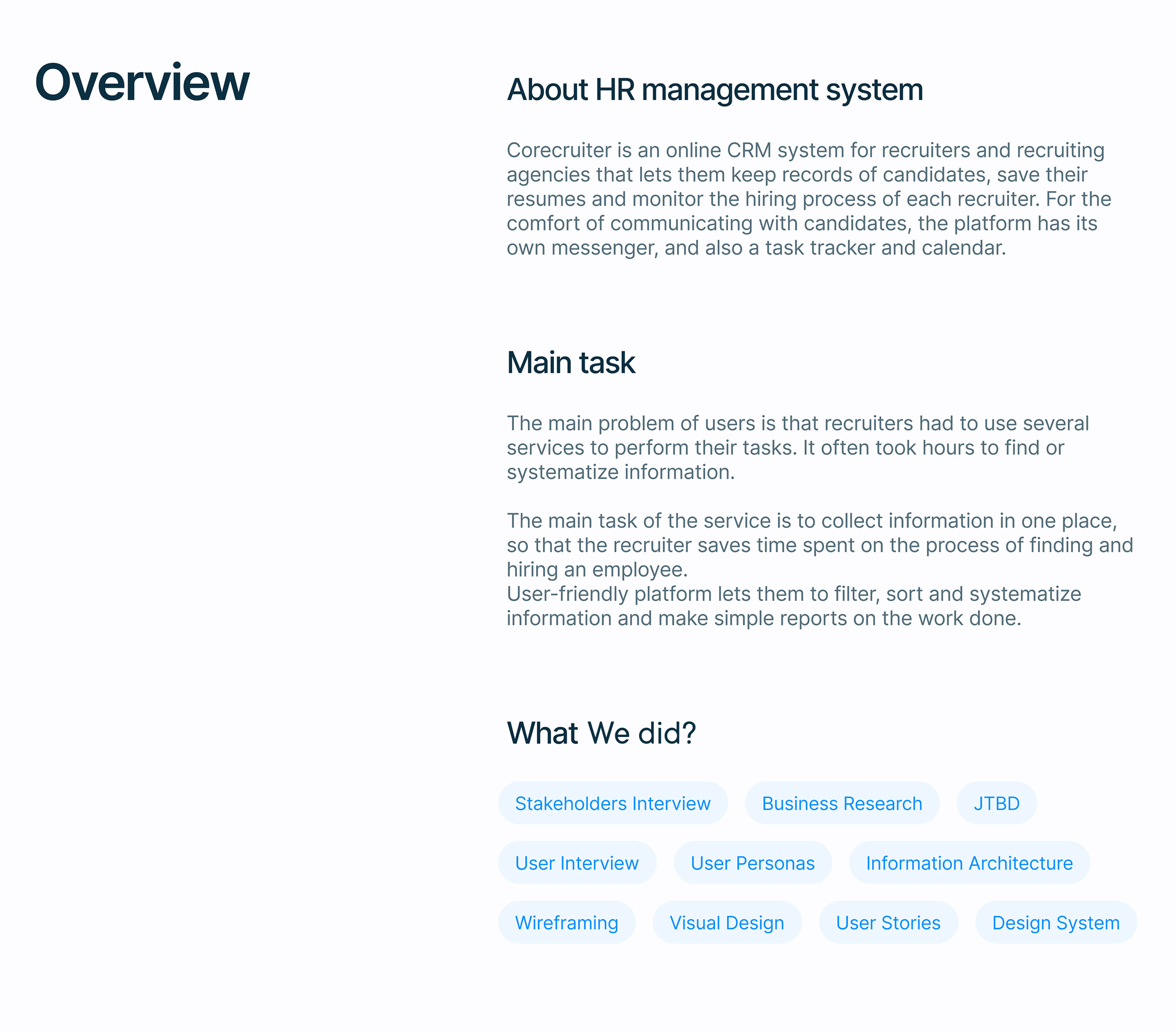 HRMS Corecruter | SaaS — Изображение №2 — Интерфейсы на Dprofile