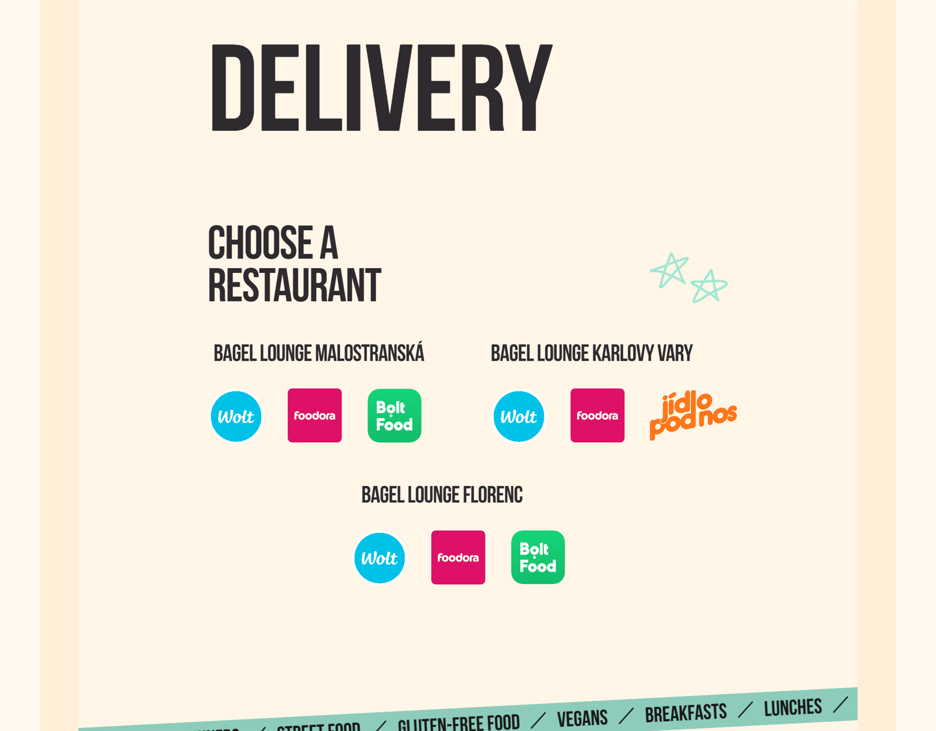 Bagel Lounge | Кафе — Изображение №11 — Интерфейсы, Брендинг на Dprofile