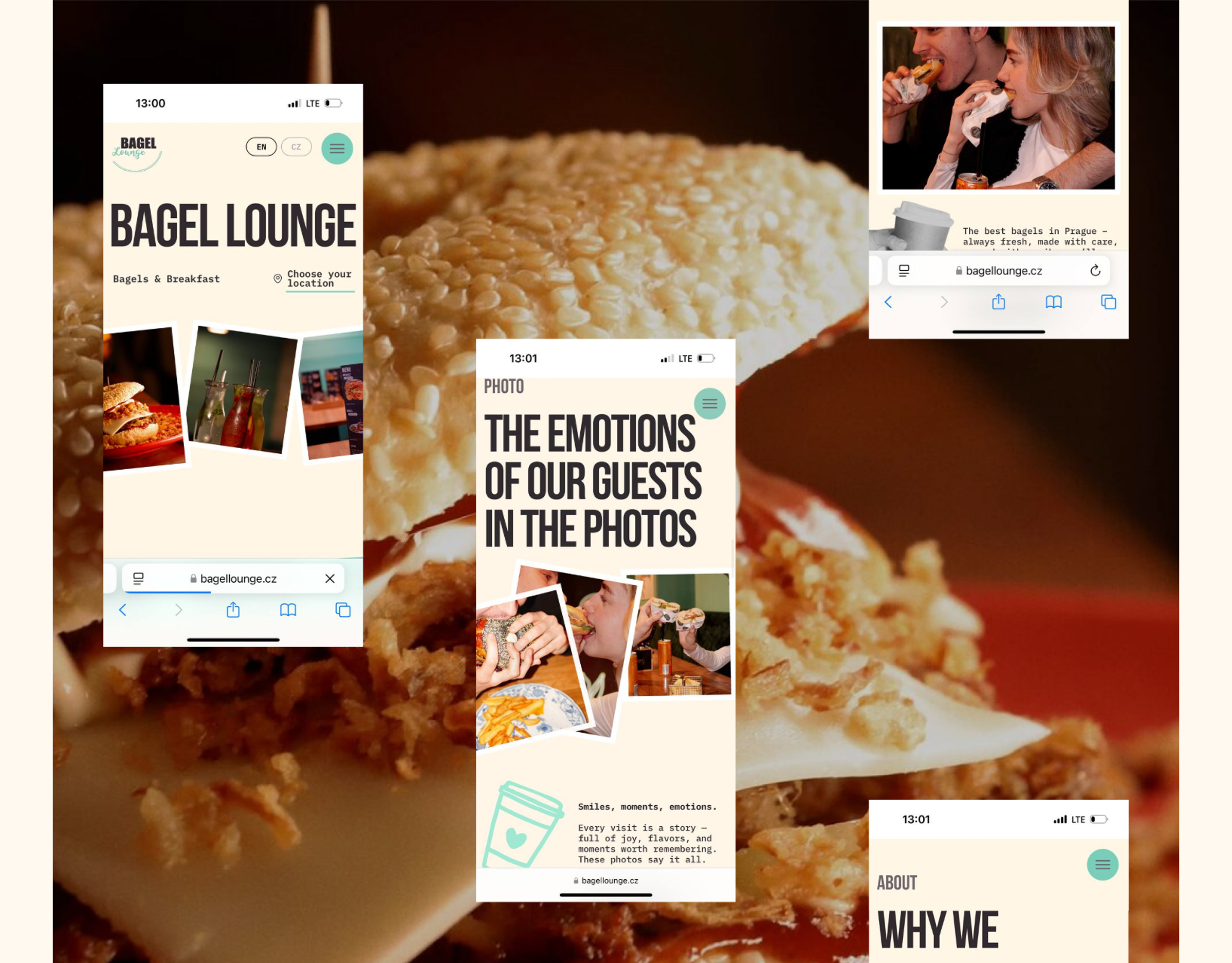 Bagel Lounge | Кафе — Изображение №7 — Интерфейсы, Брендинг на Dprofile