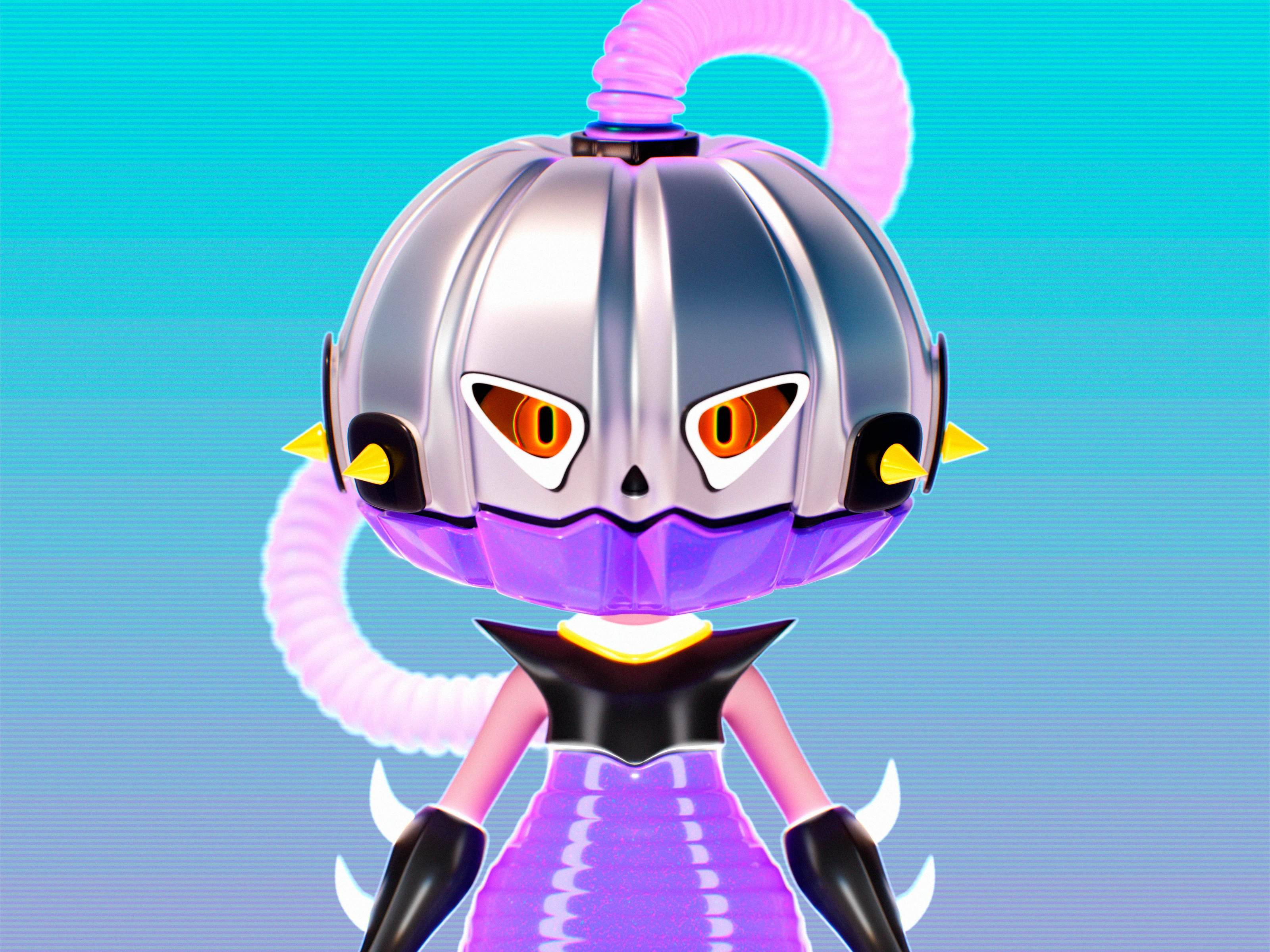 3D Character • Pumpkin Girl — Изображение №1 — Иллюстрация, Анимация на Dprofile