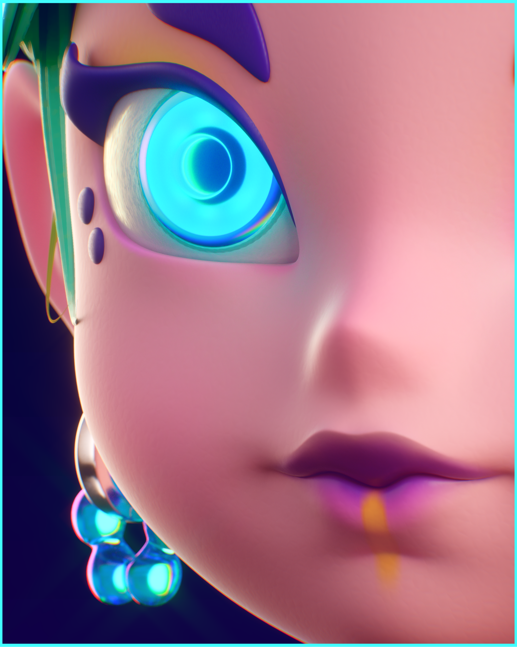 3D visualization • Earrings — Изображение №2 — 3D, Анимация на Dprofile