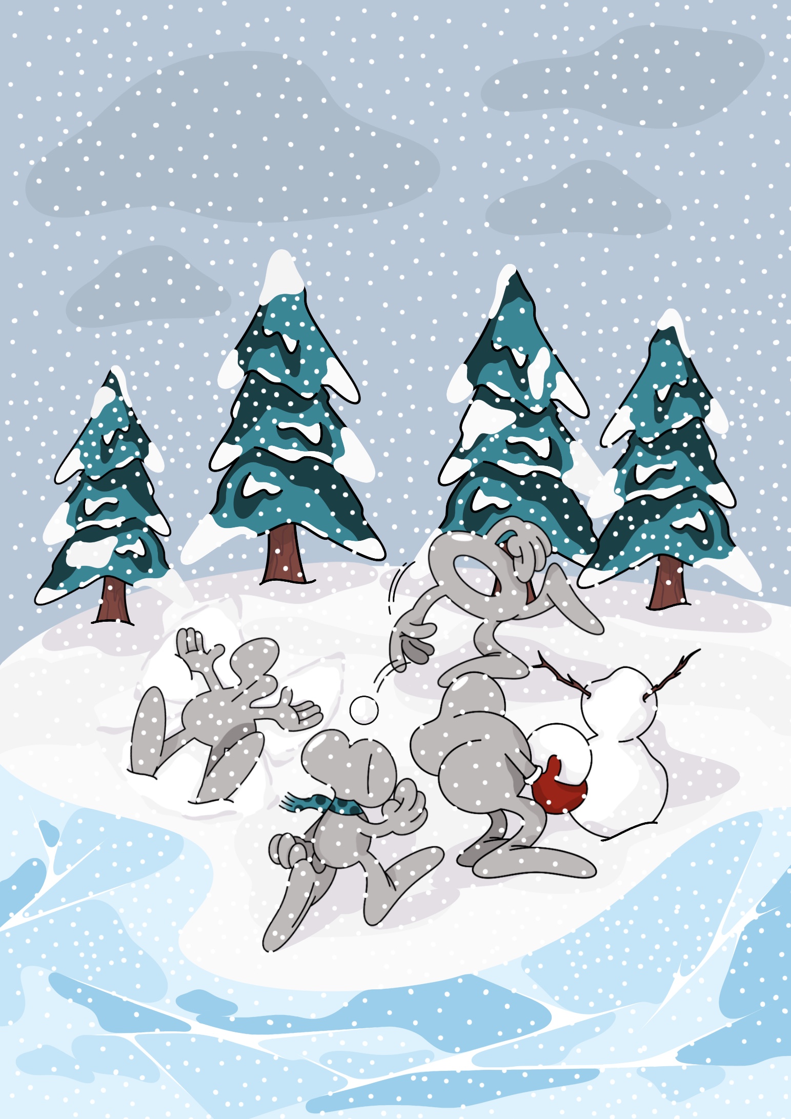 Иллюстрация на тему зима — Изображение №1 — Иллюстрация на Dprofile
