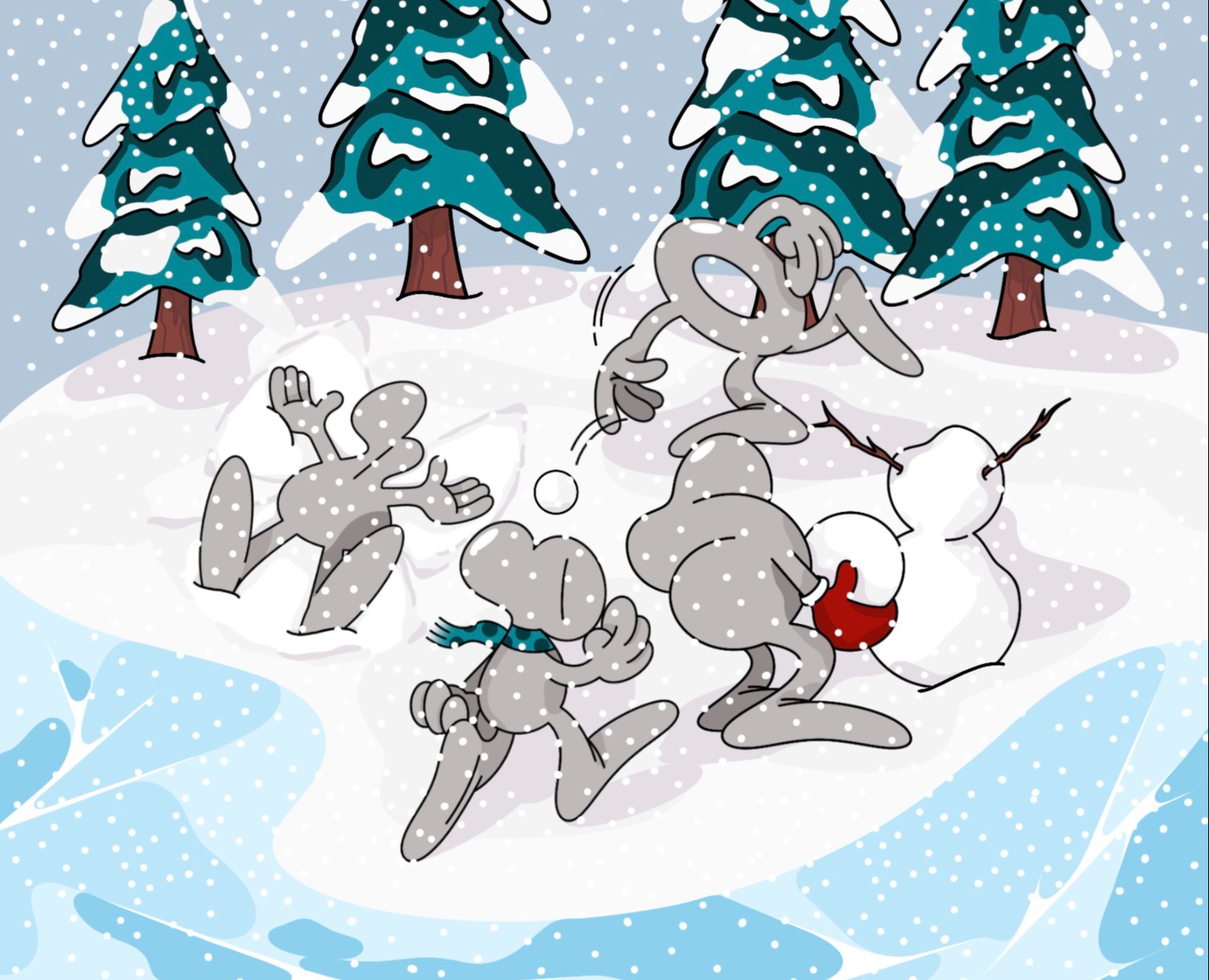 Иллюстрация на тему зима на Dprofile
